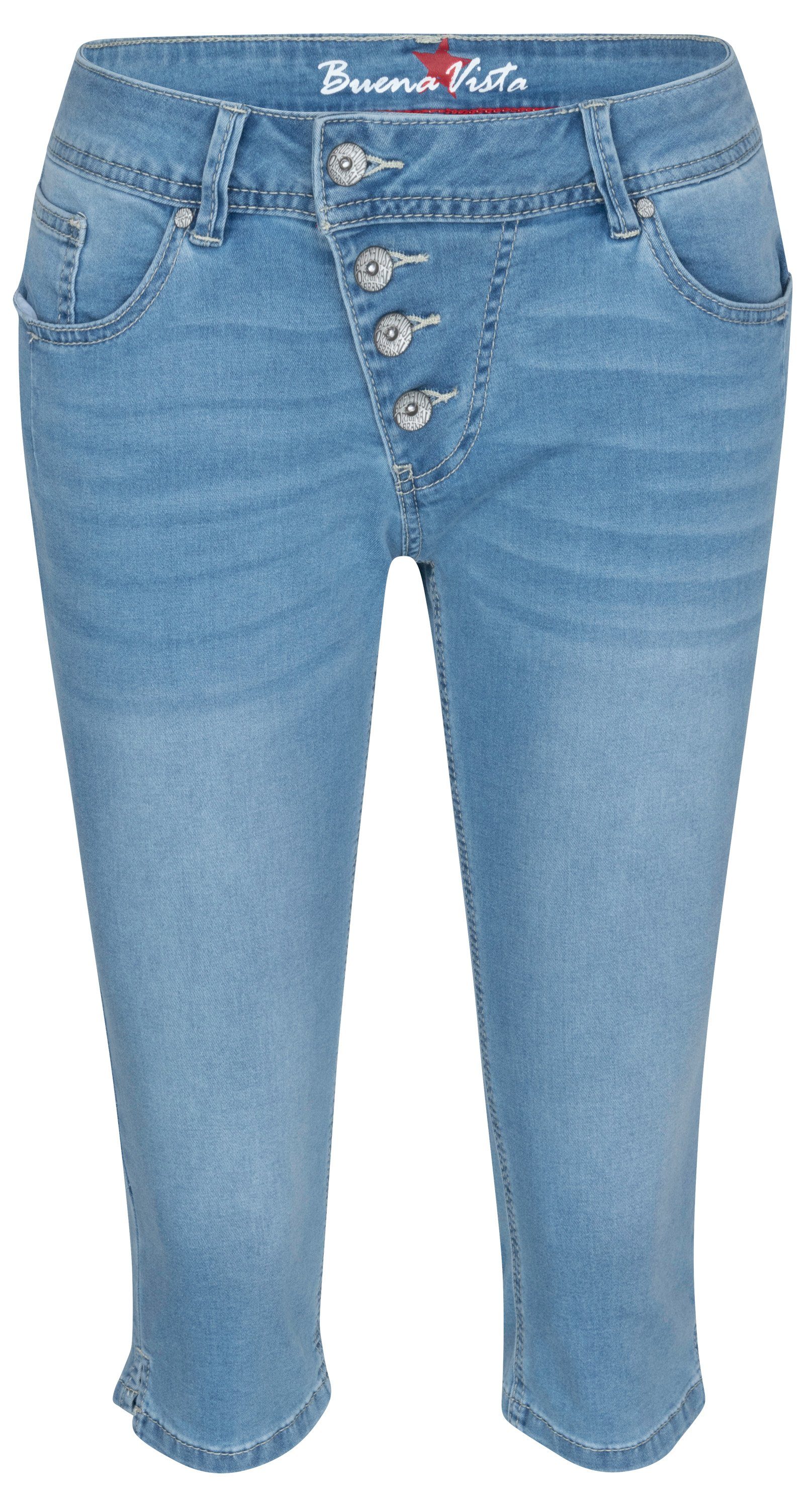 Buena Vista Stretch-Jeans BUENA VISTA MALIBU CAPRI charming blue 2304 B5232 102.8565 - Cozy