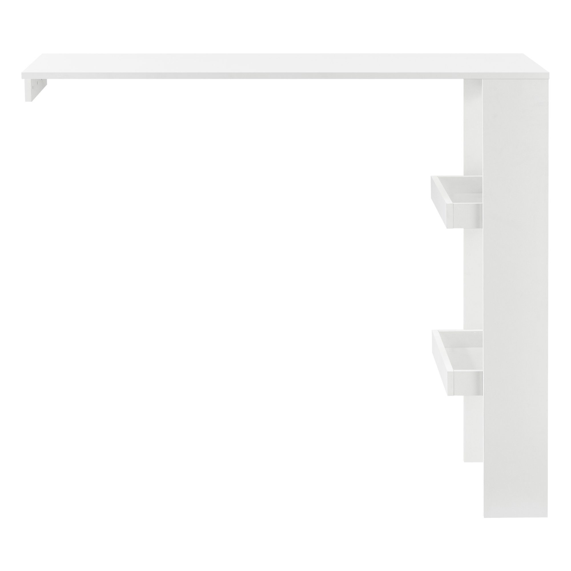 en.casa Bartisch, Bromölla Stehtisch 120x45x106cm Weiß