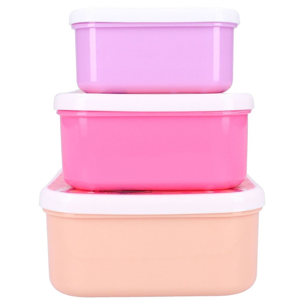 Disney Lunchbox Minnie Mouse Brotdose 3in1 für Kindergarten & Schule, 100% Polyester, (1-tlg)