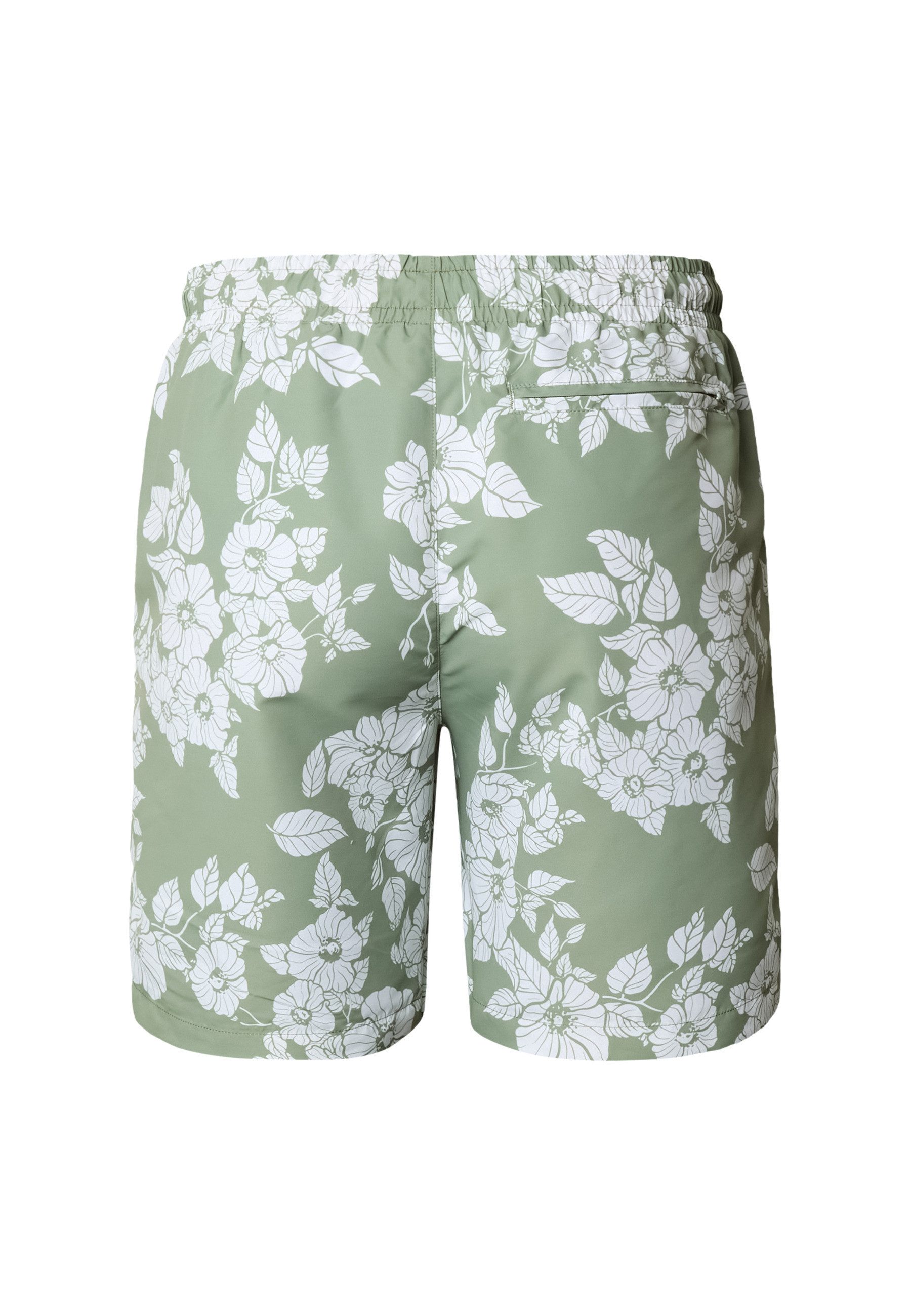 URBAN CLASSICS Badeshorts Urban Classics Herren Pattern Swim Shorts