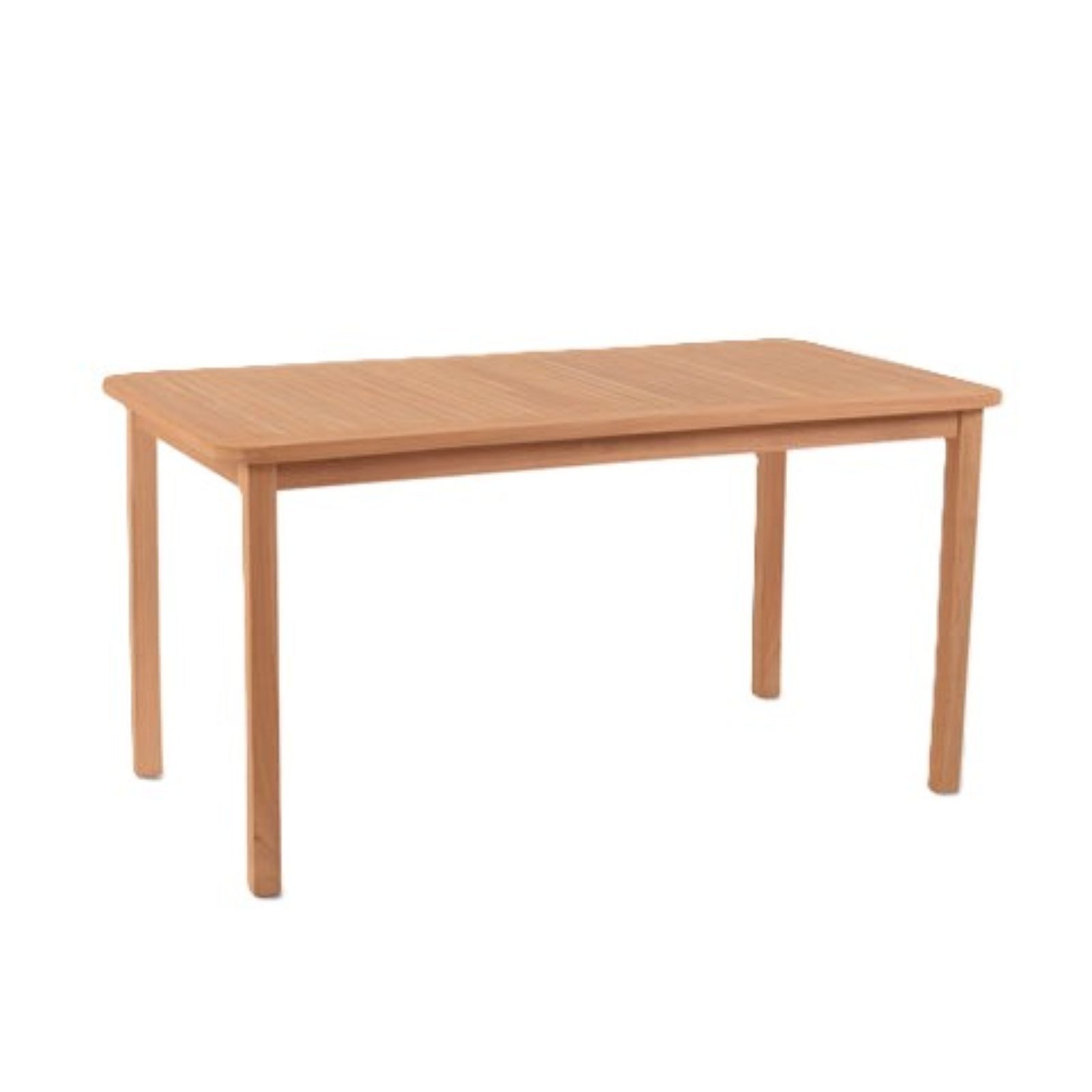 THV Gartentisch FORMA 140cm x 80cm, Massives Teakholz, Golden Sanded Quality