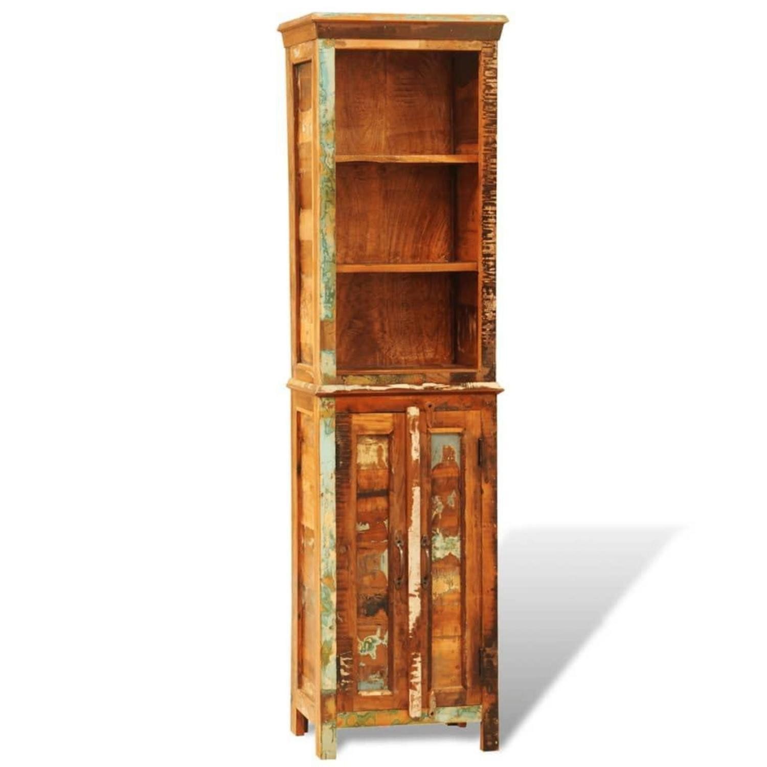 LuxusKollektion Bücherregal Bücherregal Altholz Vintage, 1-tlg.