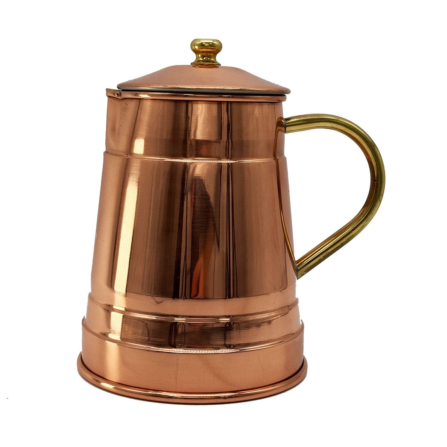 ich-zapfe Wasserkanne Wasserkocher, Kupfer Teekanne 1,5L