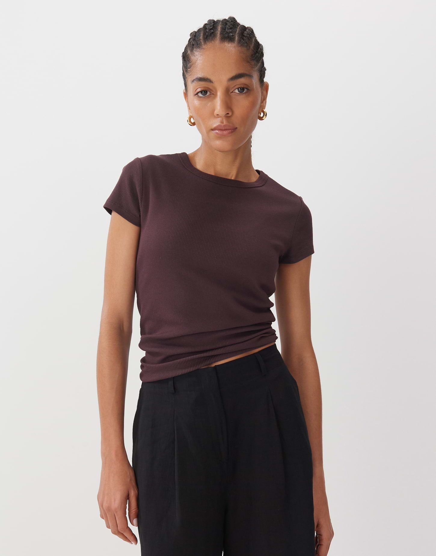 someday Kurzarmshirt Rippshirt KLEOH Slim aus günstig online kaufen
