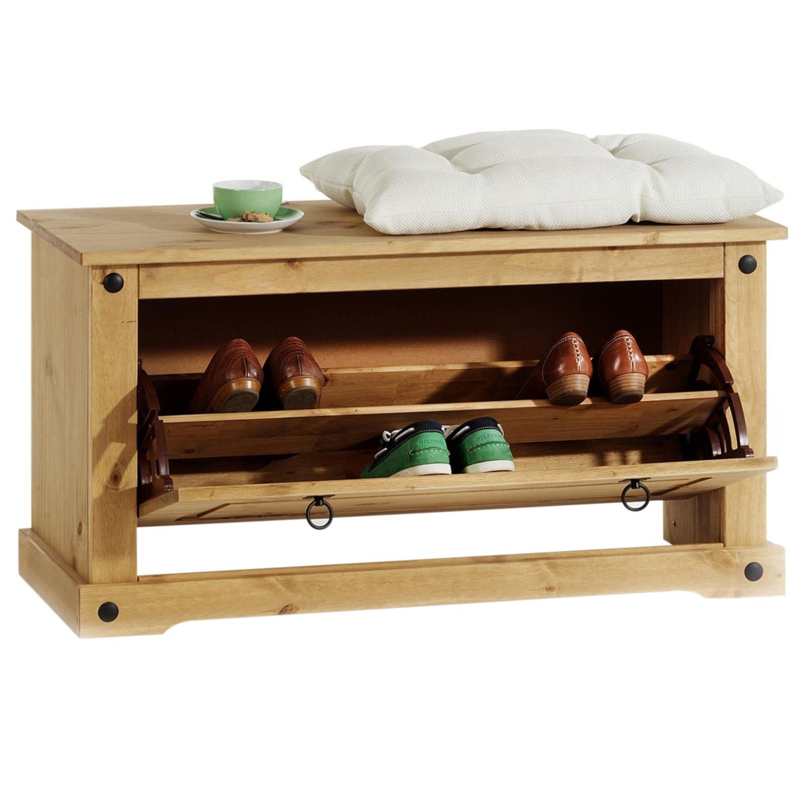 IDIMEX Schuhbank TEQUILA, Mexiko Möbel Schuhbank Sitzbank Truhe Aufbewahrun günstig online kaufen