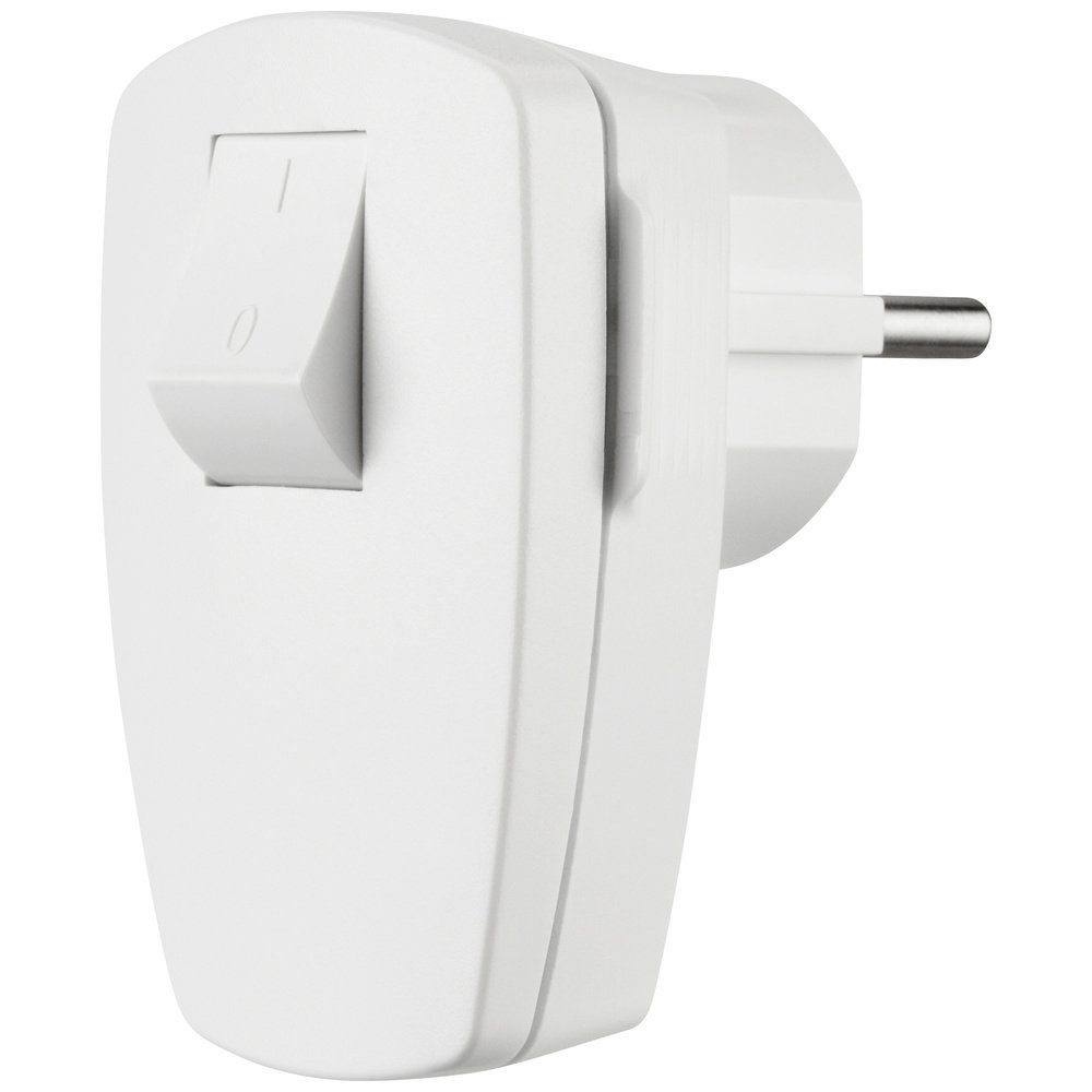 REV 0512100777 Schutzkontakt-Winkelstecker Kunststoff mit Schalter 250 Steckernetzteil