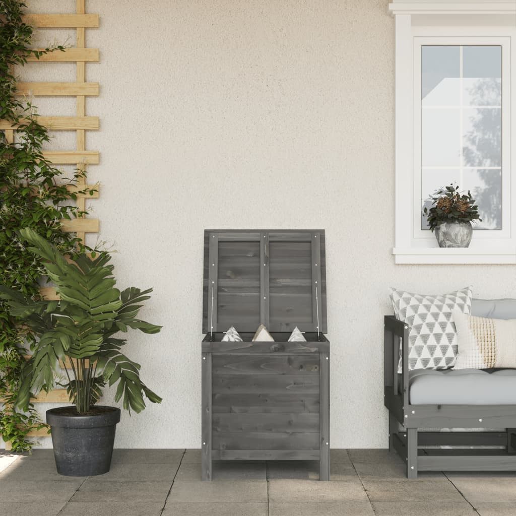 furnicato Gartenbox Gartentruhe Anthrazit 50x49x56,5 cm günstig online kaufen
