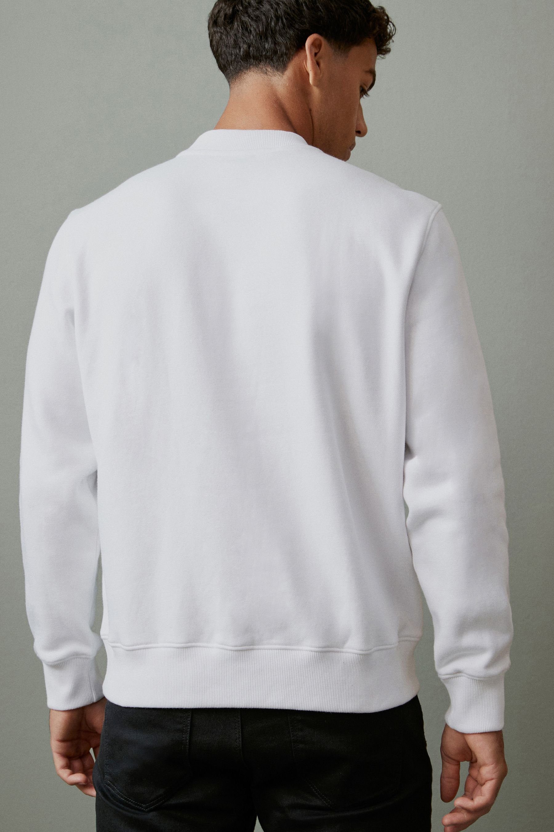 Pullover Next (1-tlg) Sweatshirt mit White Weihnachtsmotiv