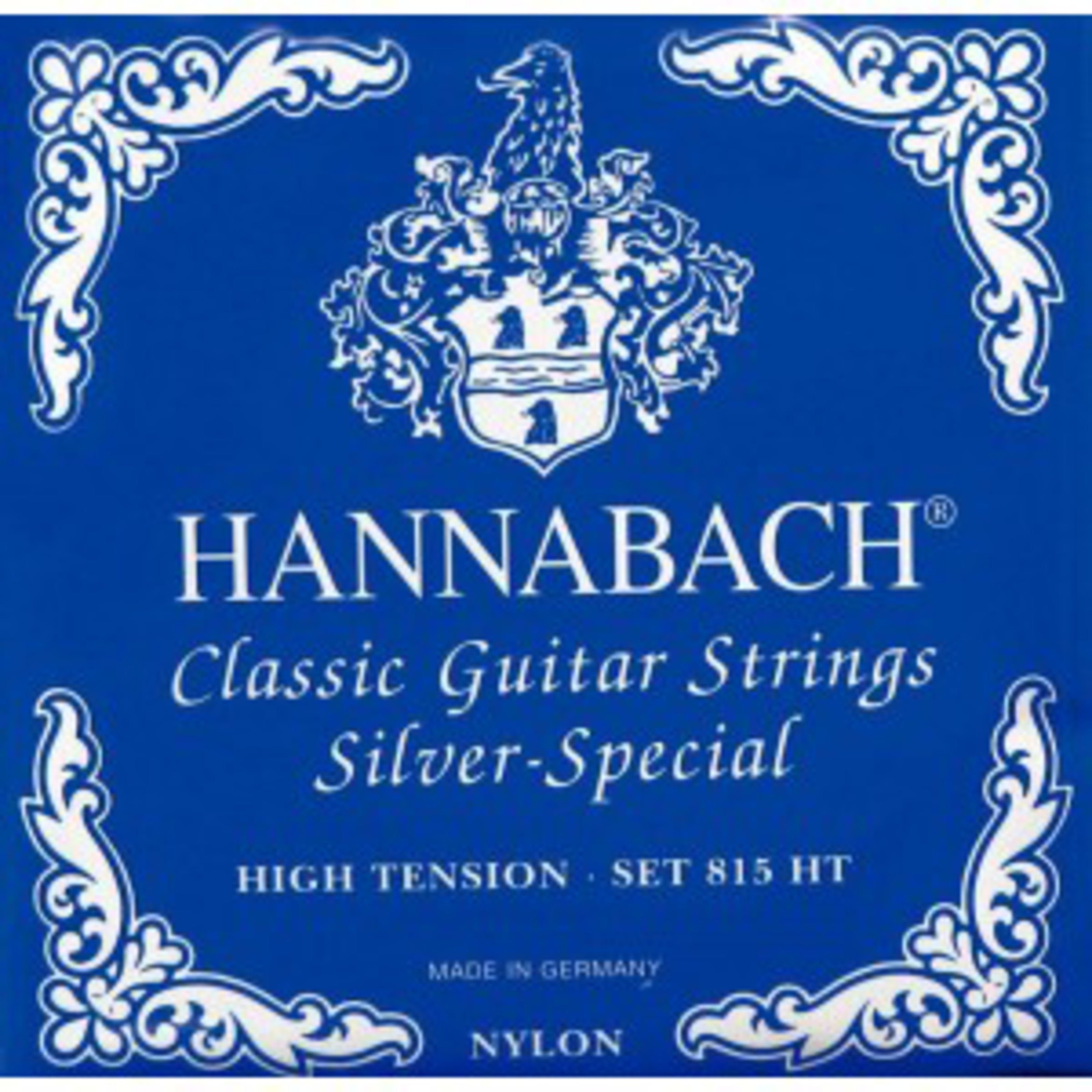 Hannabach Saiten, (K-Git.Saiten Satz 815 blau Nylon High Tension), K-Git.Saiten Satz 815 blau Nylon High Tension -