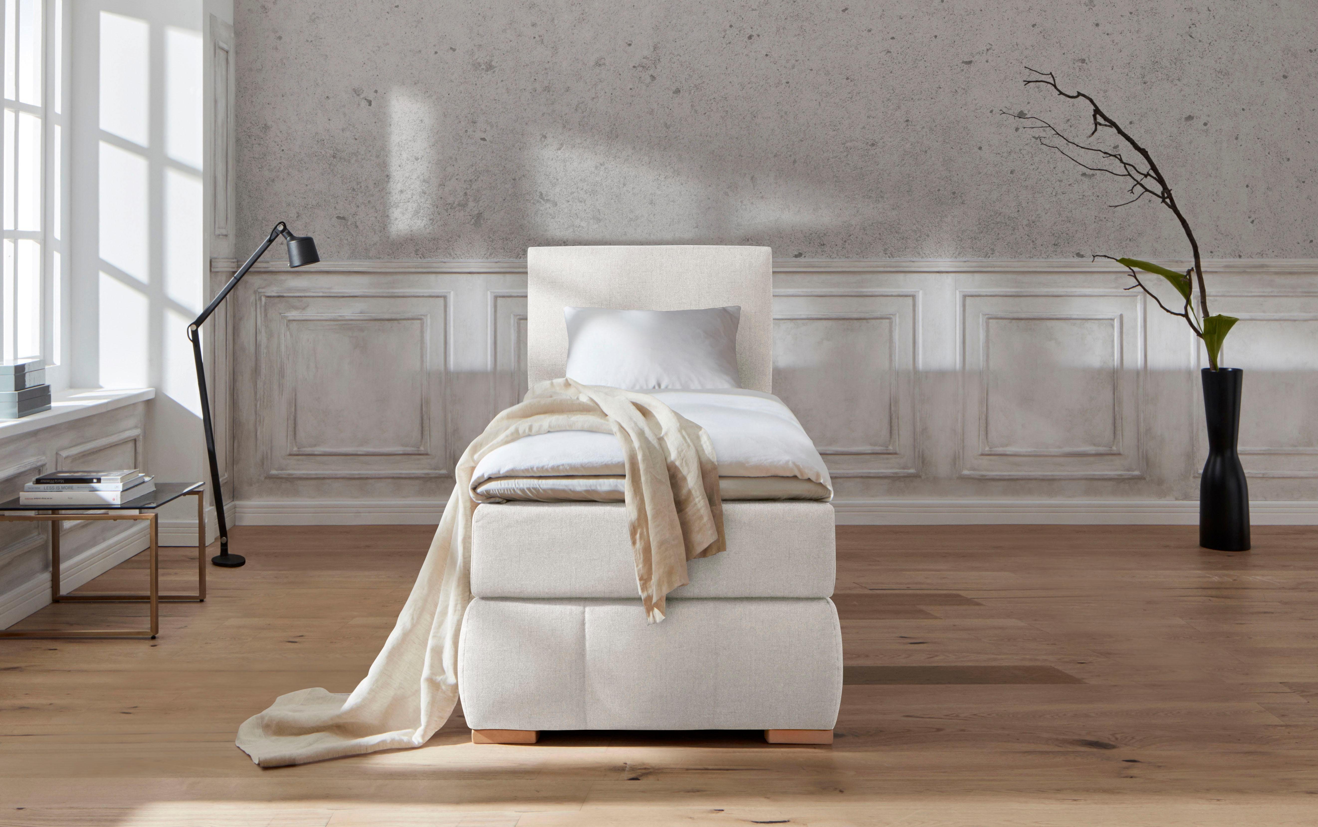 Home affaire Boxspringbett Wehma, inkl. Topper in 3 verschiedenen Matratzen, auch in Samtstoff