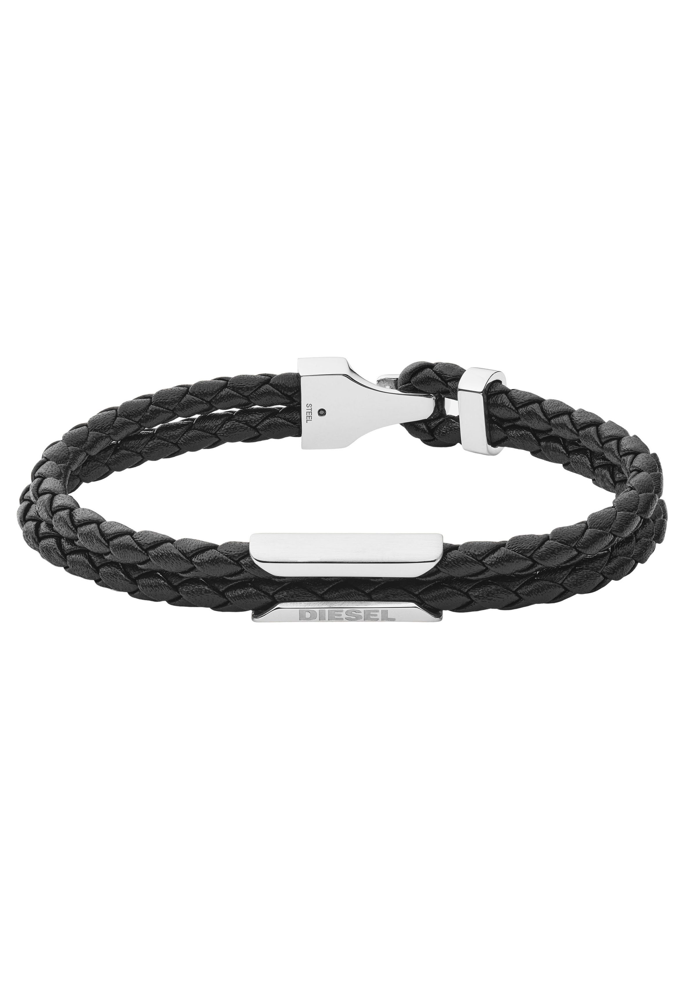 Diesel Armband Schmuck Edelstahl Armschmuck Lederarmband günstig online kaufen