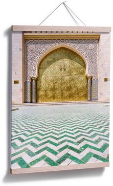 Wall-Art Poster Alawi Moschee Oman, Gebäude (1 St), Poster ohne Bilderrahmen