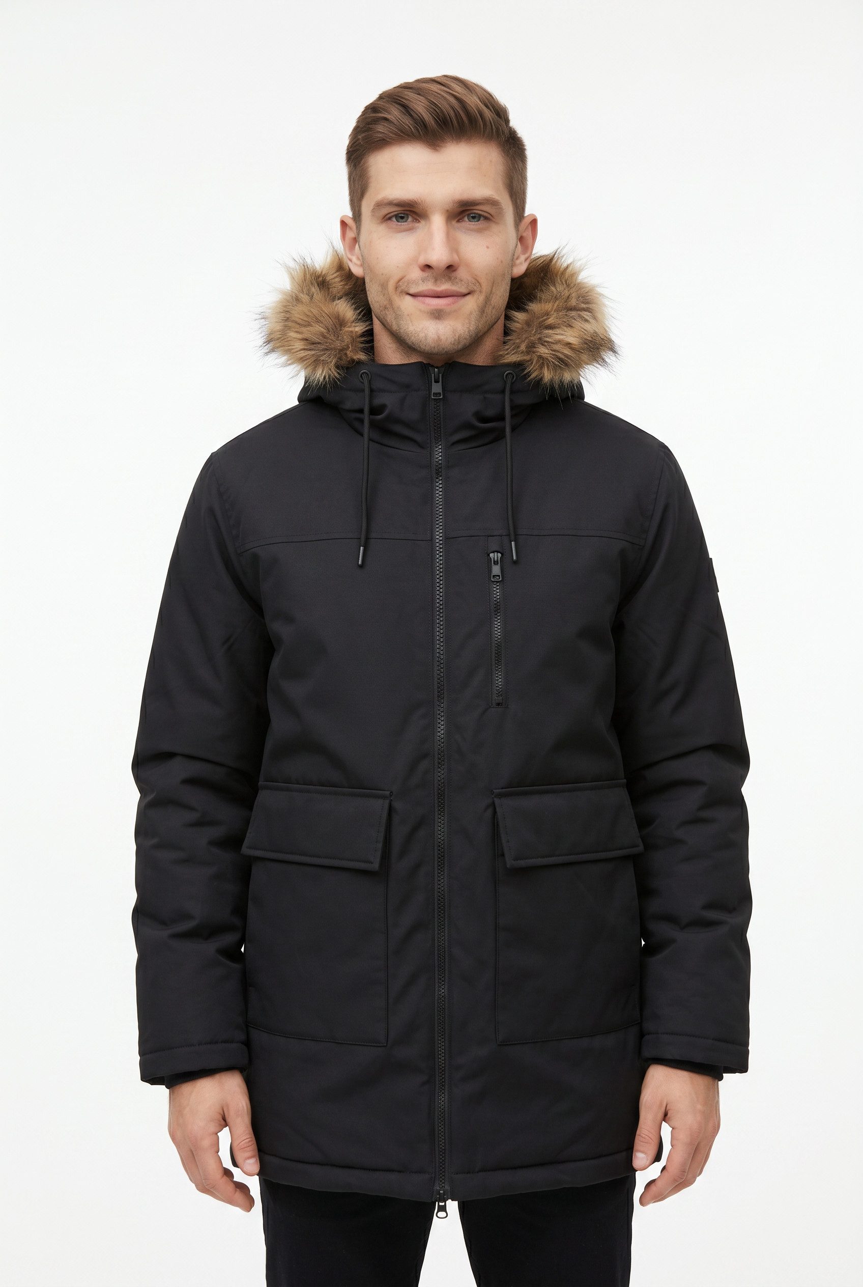 Bomberjacke JJCHARLIE DETACHABLE FAUX FUR BOMBER