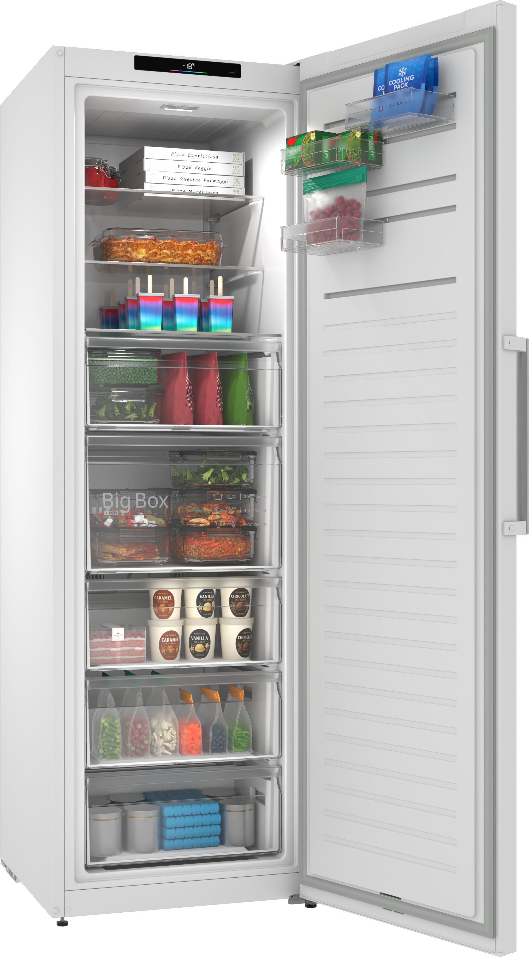 BOSCH Gefrierschrank Serie 4 GSN36VWCG, 186,2 cm hoch, 59,5 cm breit