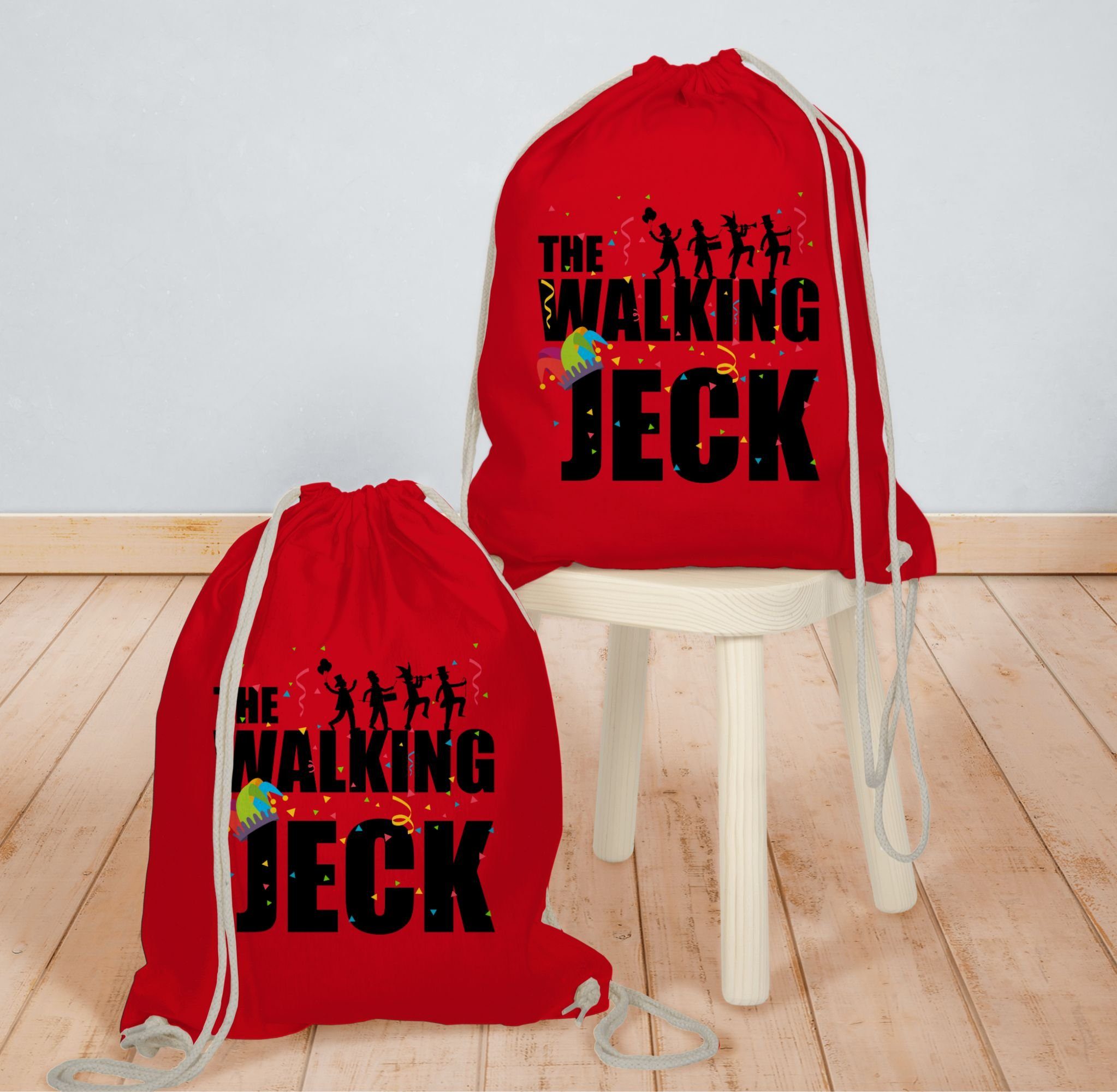 Shirtracer Turnbeutel The Walking Jeck Kostüm I Jecken Karneval I Fastnacht I Fasnacht I Fas, Karneval & Fasching