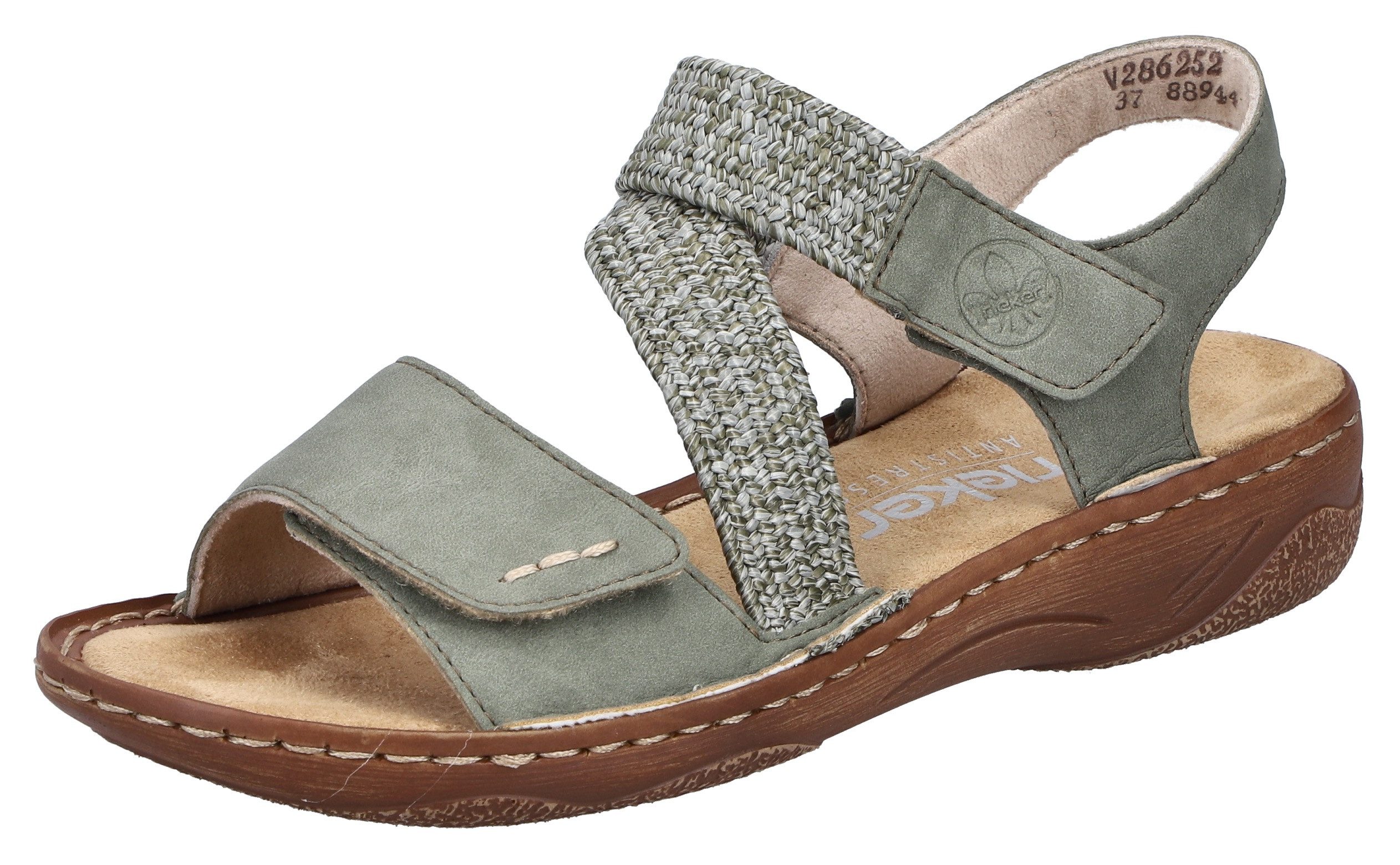 Rieker Sandale Sommerschuh, Riemchensandale, Sandalette mit Klettverschlüss günstig online kaufen