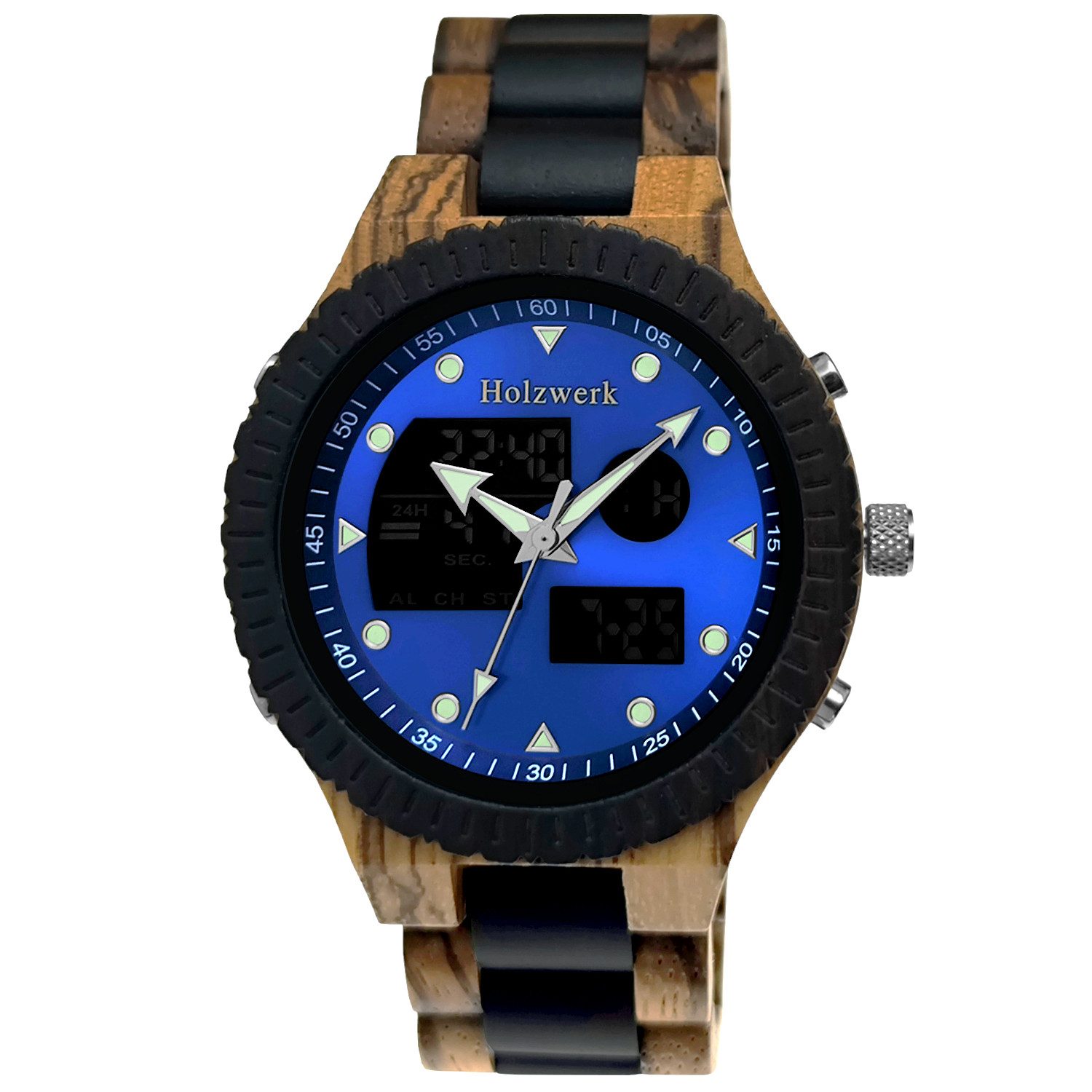 Holzwerk Digitaluhr INGOLSTADT Holz Armband Uhr günstig online kaufen