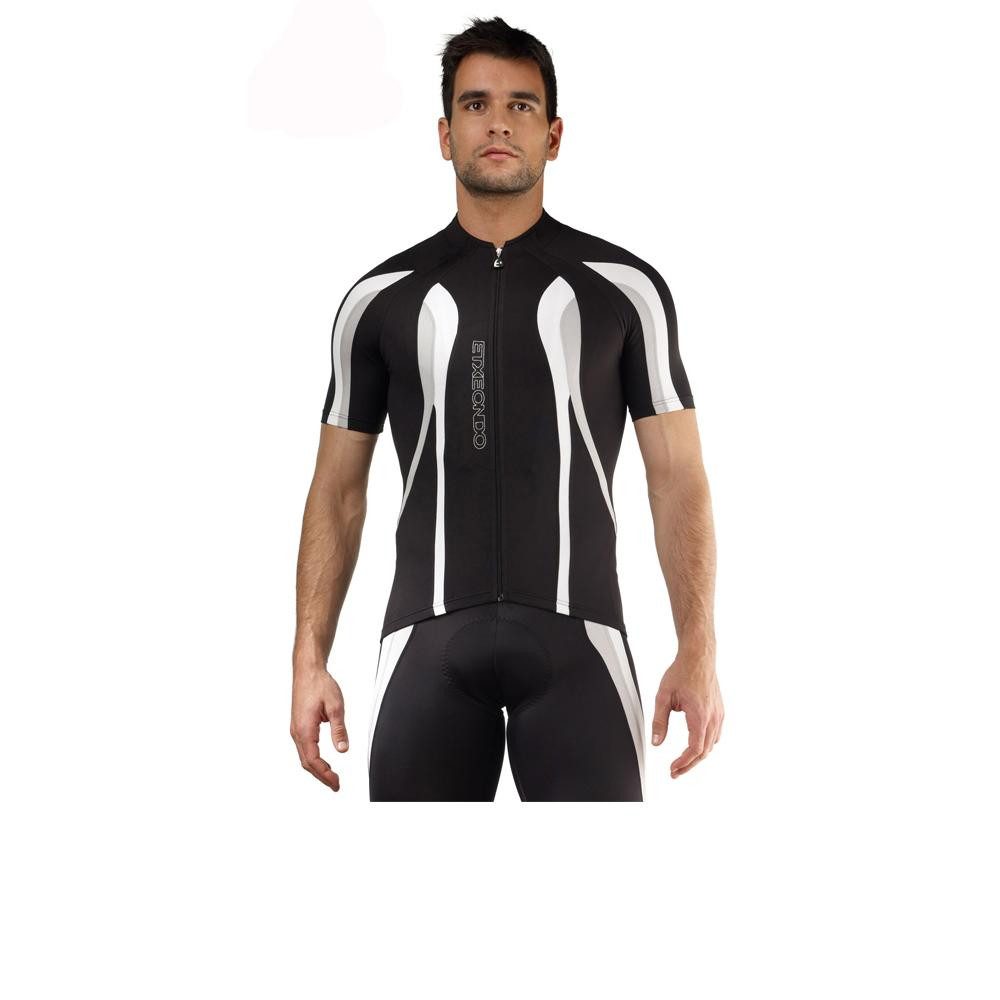 Etxeondo Funktionsshirt Etxeondo Herren Trikot IKUS Kurzarm Schwarz - Atmungsaktives Radtrikot