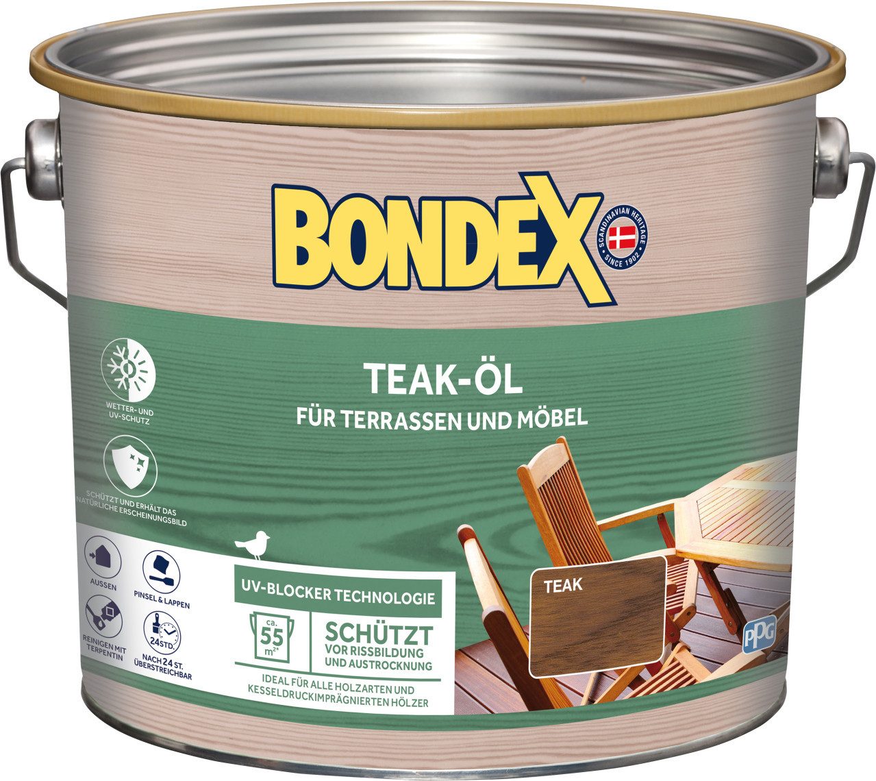 Bondex Hartholzöl Bondex Teak Öl 2,5 L