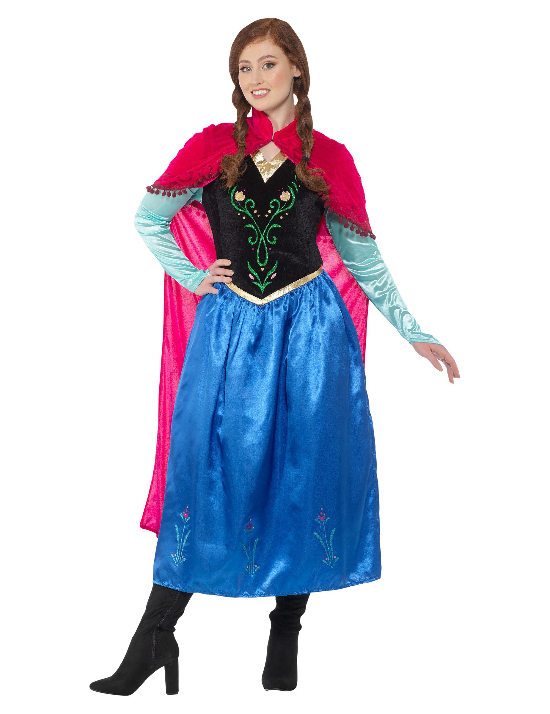 REDSUN Prinzessin-Kostüm Kostüm Märchenprinzessin für Damen bunt