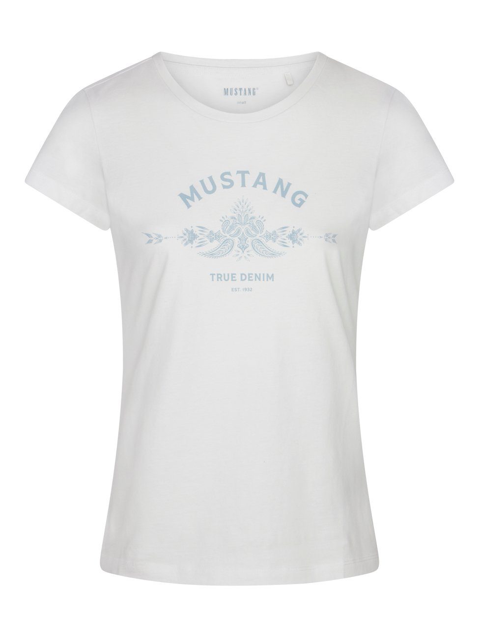 MUSTANG T-Shirt Damen Logo Printshirt Alexia günstig online kaufen