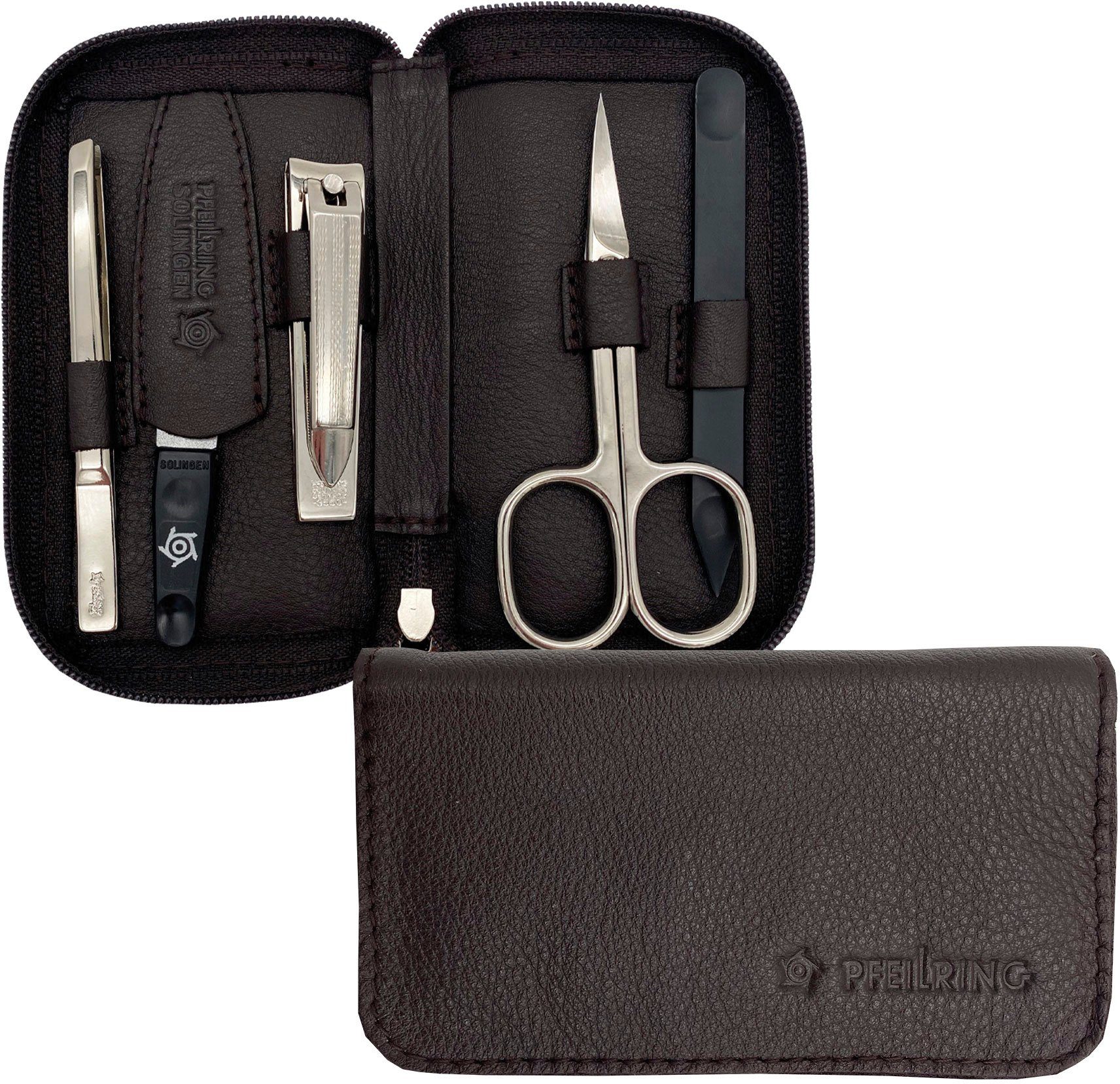 PFEILRING Maniküre-Etui, 5 tlg., Nappaleder günstig online kaufen