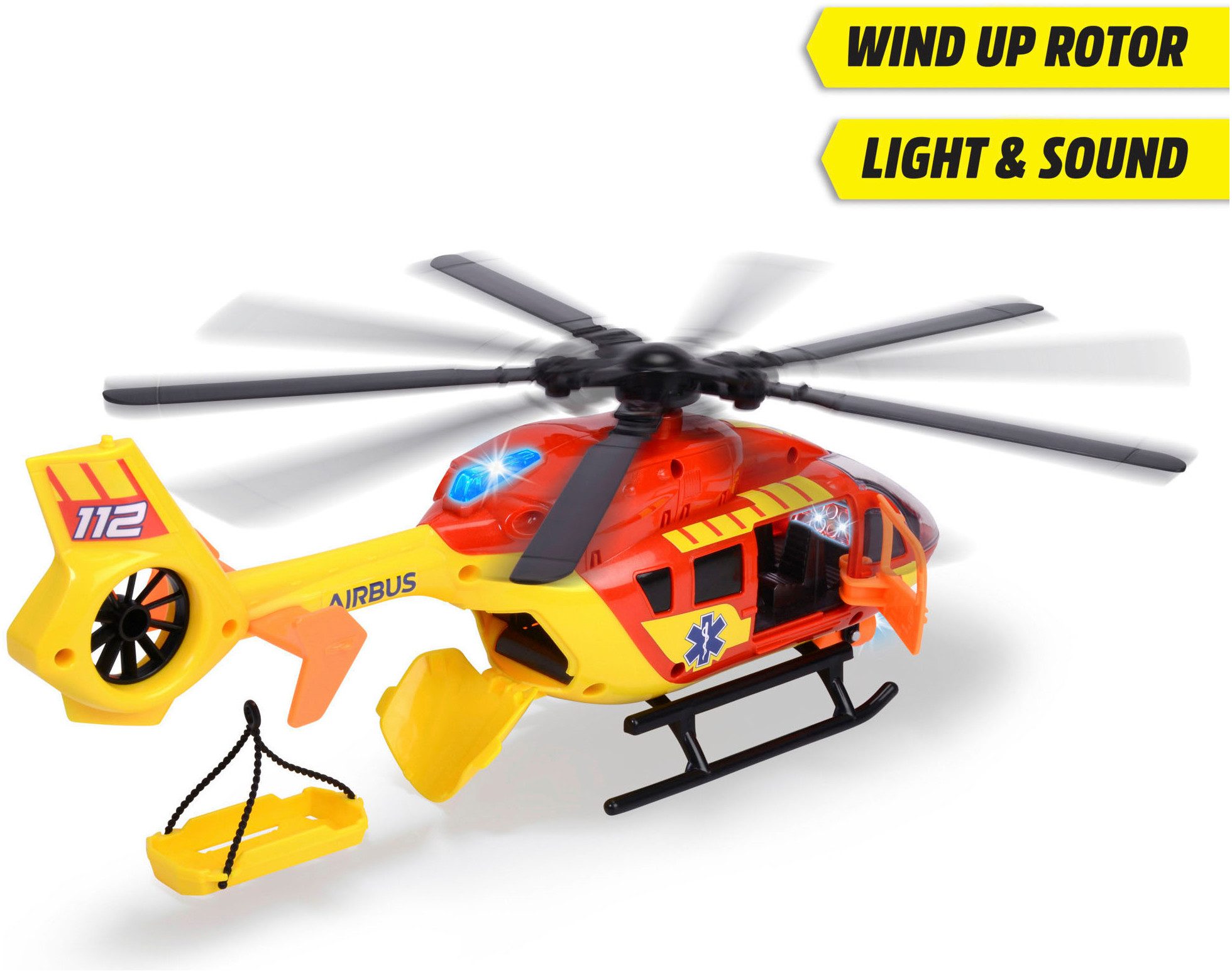 Dickie Toys Spielzeug-Hubschrauber Ambulance Helicopter, mit Licht und Sound