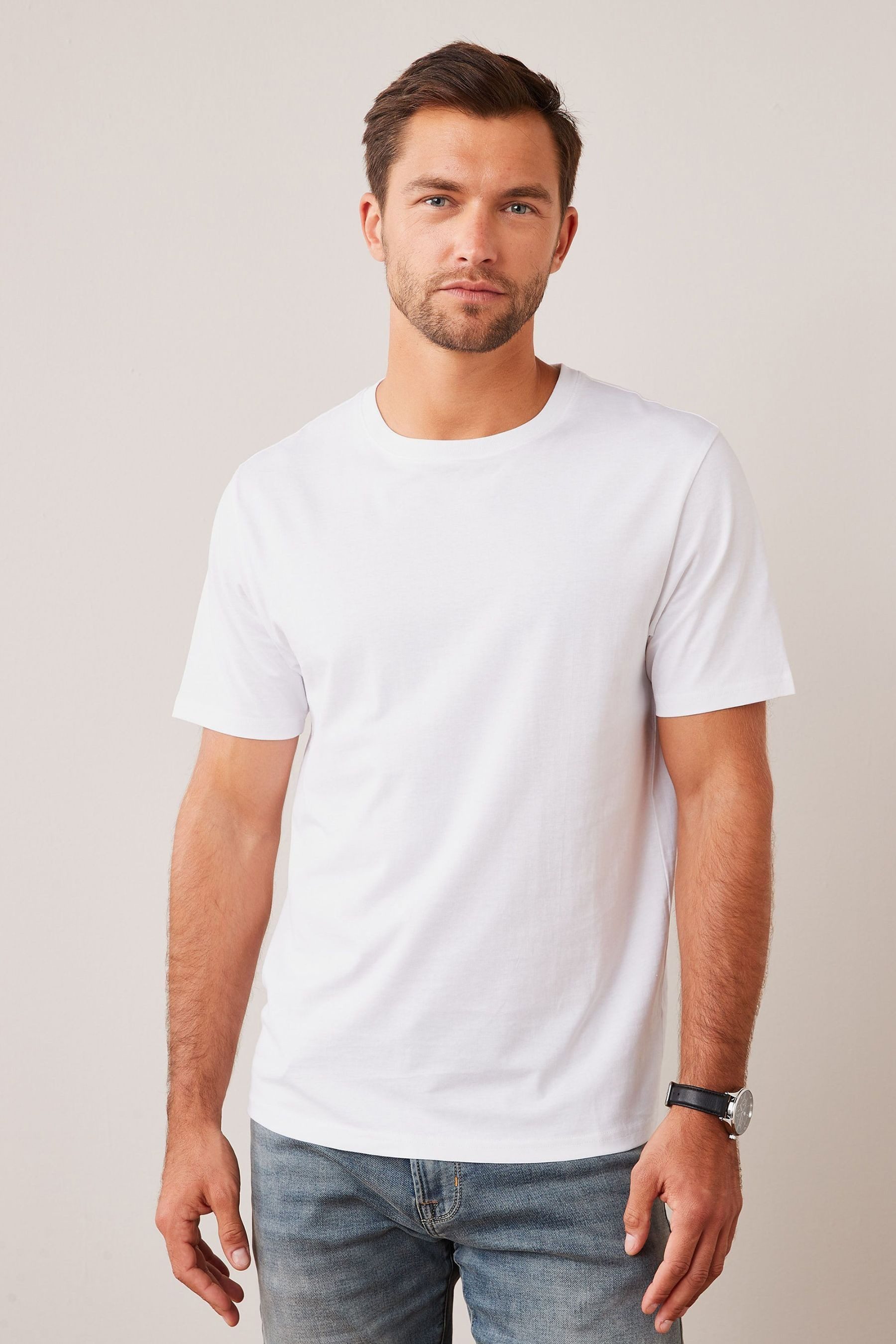 T-Shirt Essential T-Shirt mit Rundhalsausschnitt