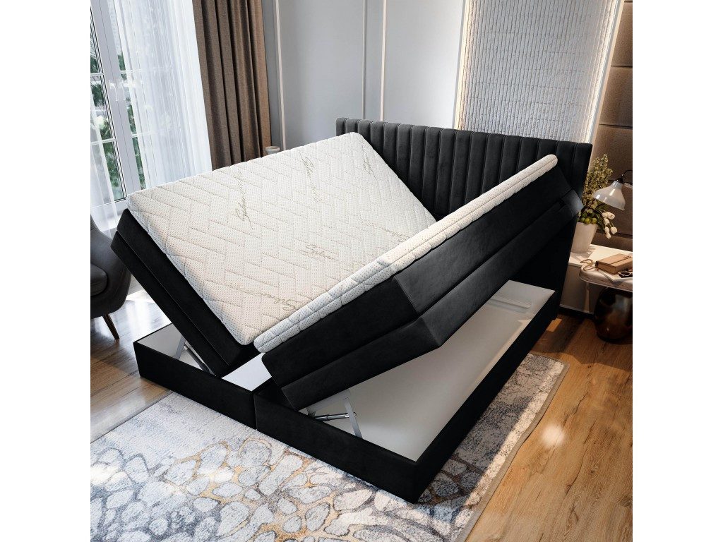 TRADA Boxspringbett ADELE mit Taschenmatratze & Topper 140x200 cm (Set, Bet günstig online kaufen