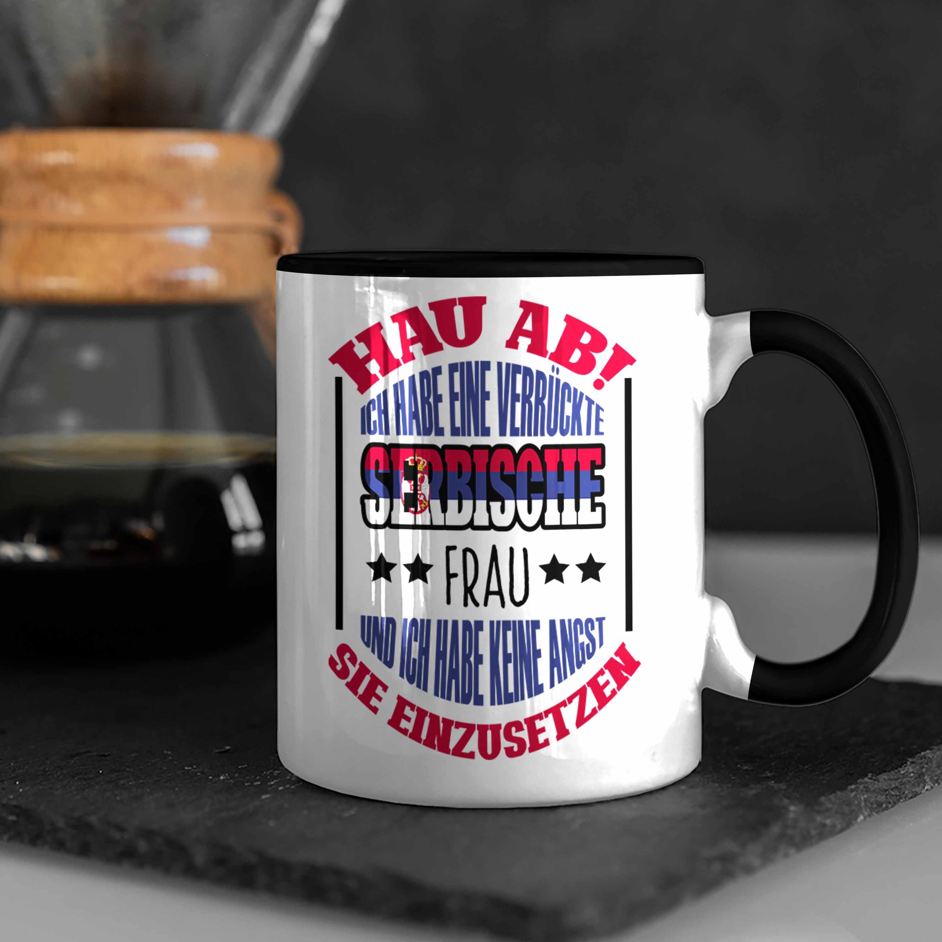 Serbe Serbien-Liebhaber Serb Habe Tasse Lustige Schwarz "Ich Geschenk Eine Tasse Trendation für