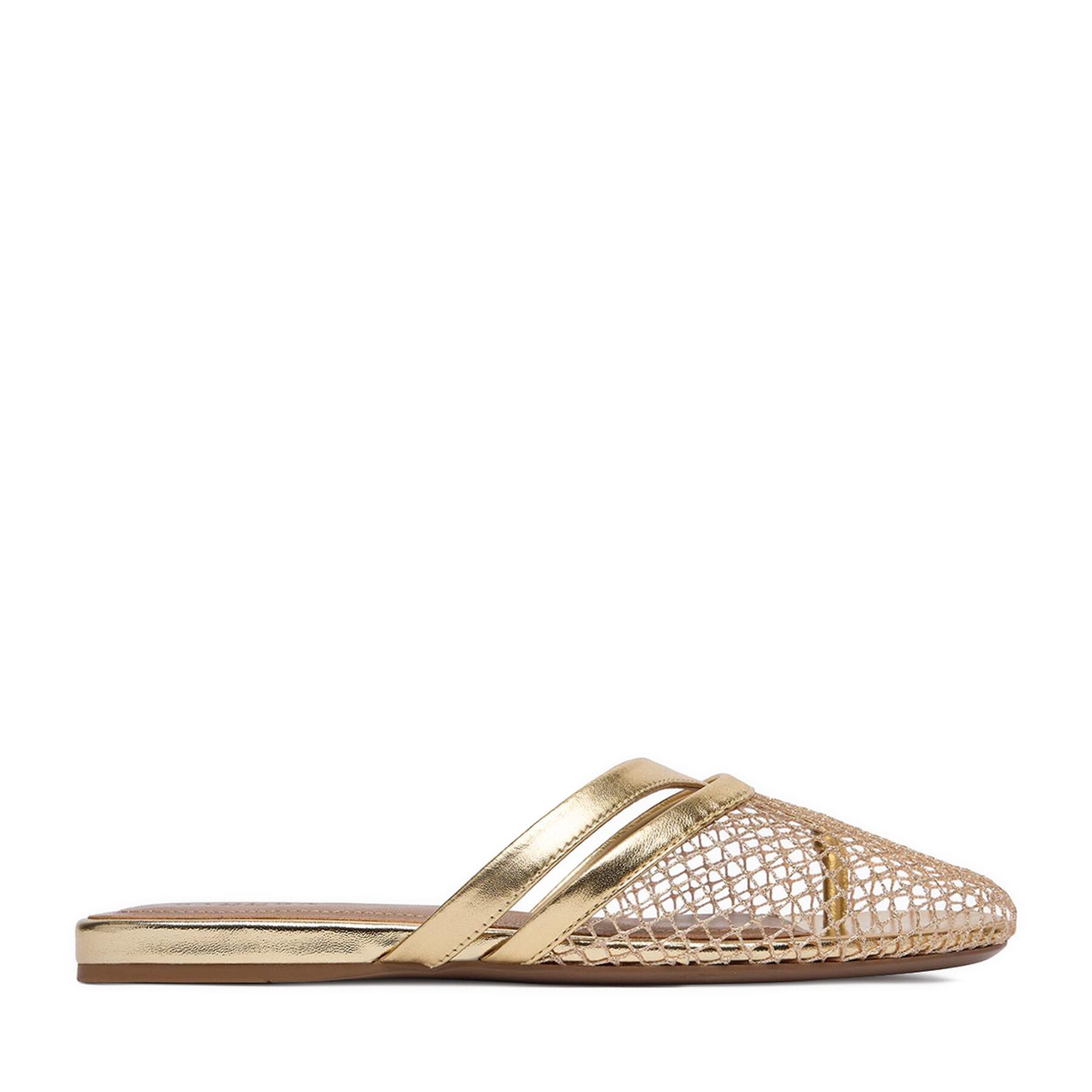 Badura Badura Damen-Flip-Flops Gold Badepantolette