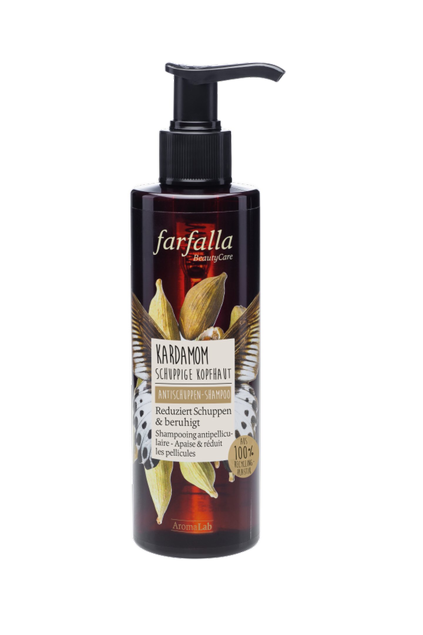 Farfalla Haarshampoo Kardamom Antischuppen-Shampoo 200 ml, 1-tlg.