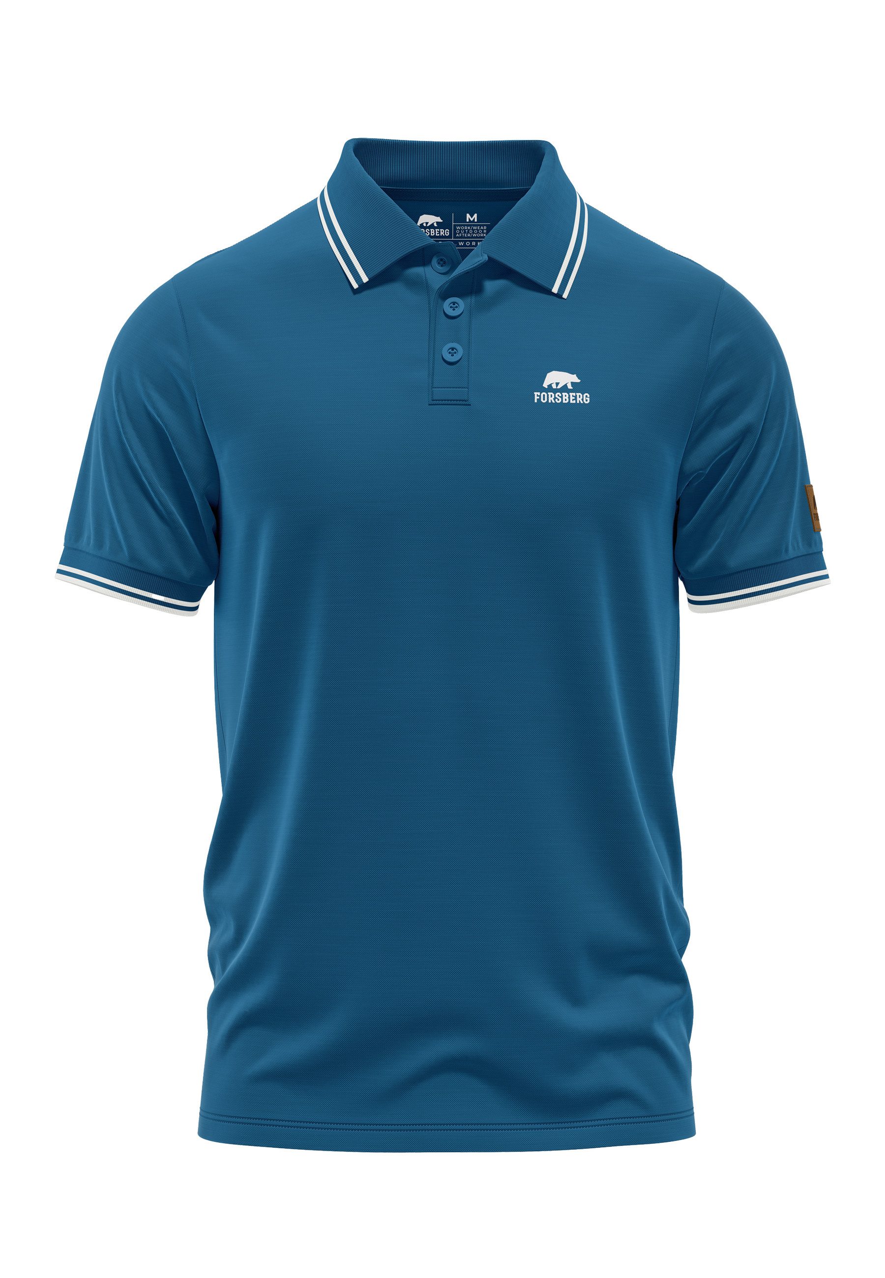 FORSBERG T-Shirt formstabil Poloshirt günstig online kaufen
