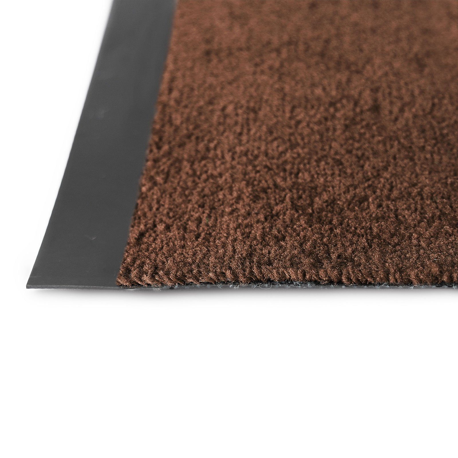 Fußmatte Schmutzfangmatte Monochrom Zuschnitt, Viele Farben 7 mm Floordirekt, & Höhe: Größen, Braun