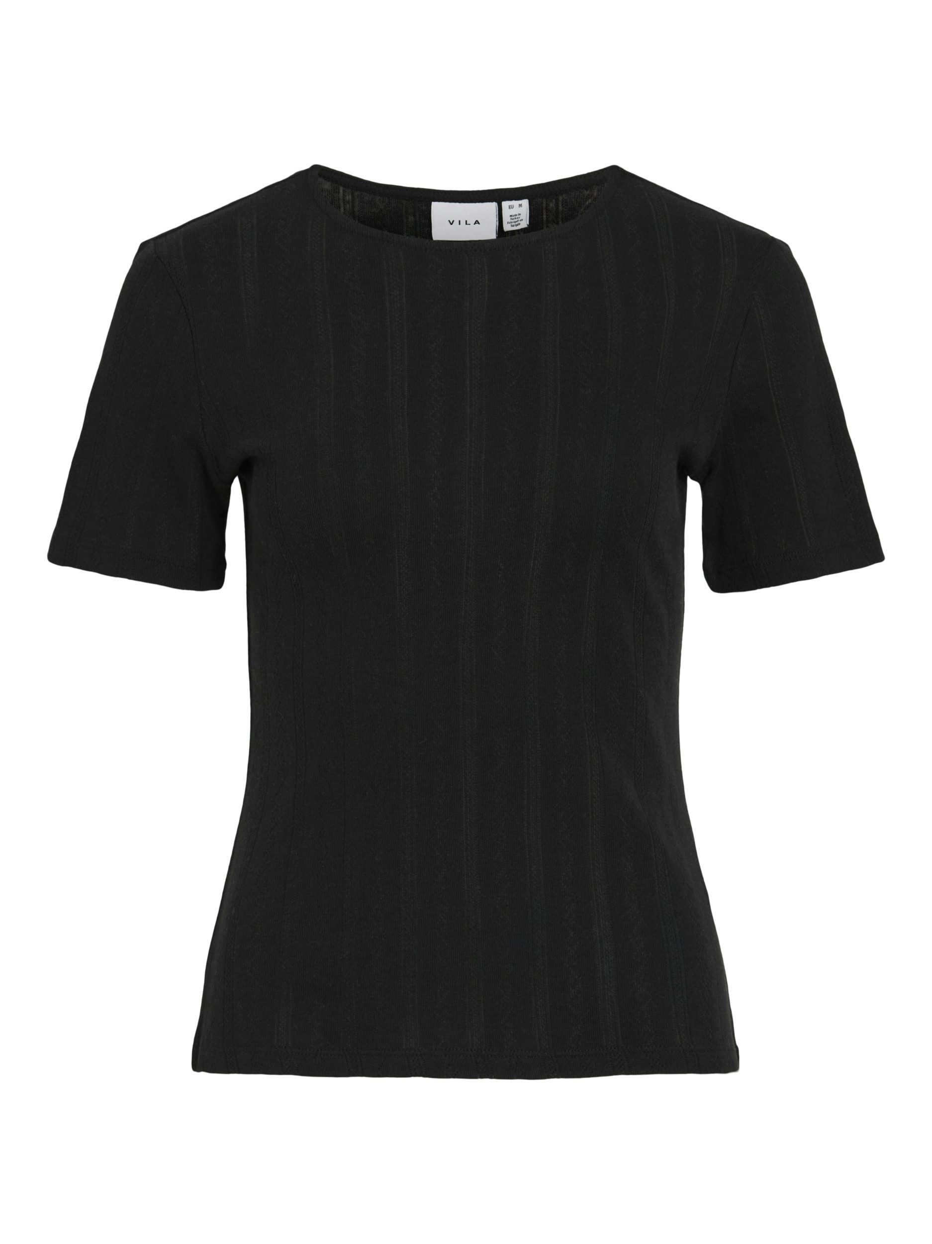 Vila Kurzarmbluse VIKASSIE S/S POINTELLE TOP günstig online kaufen