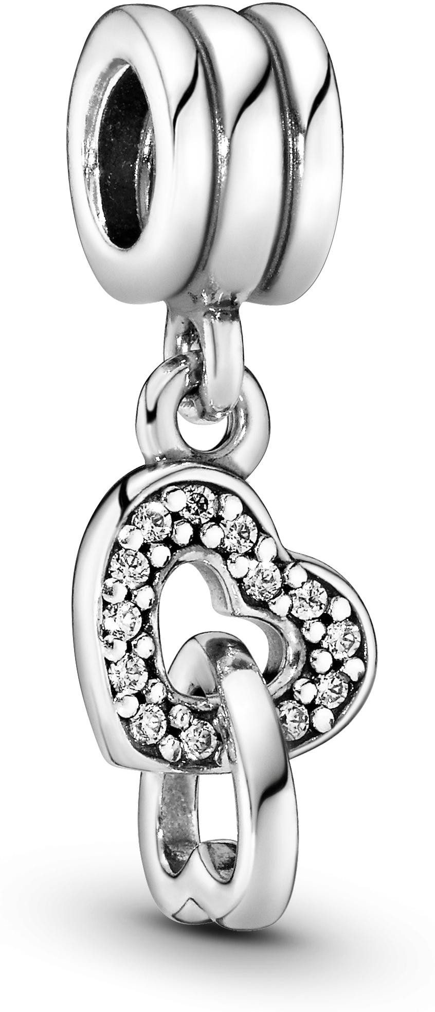 Pandora Kettenanhänger Pandora Verschlungene Herzen Charm-Anhänger 791242CZ Anhänger
