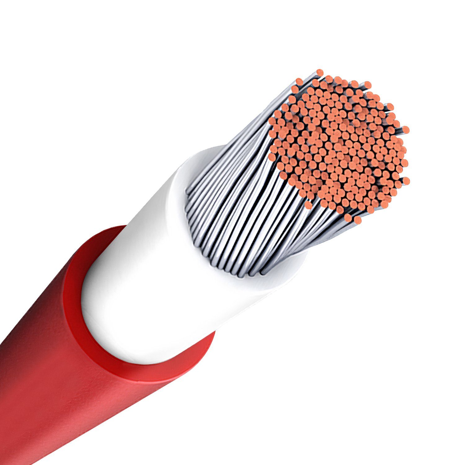 ARLI Solaranlage 50m Solarkabel 6 mm² H1Z2Z2-K rot + Crimzange + 10 Paar Stecker, (50m, 1-St., Kabel), Solar Kabel Werkzeug Set