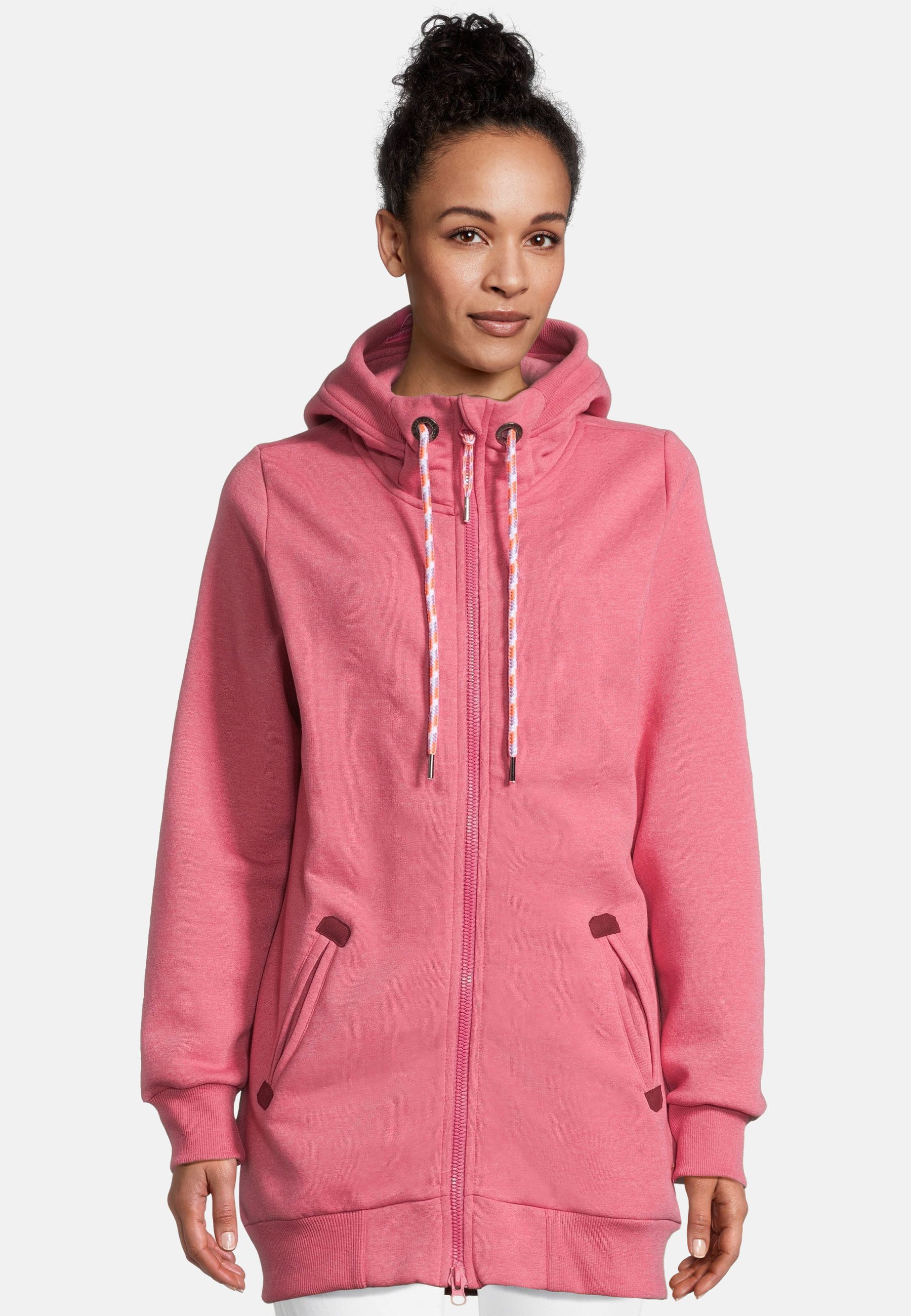 salzhaut Sweatjacke INGEBORG Damen Leicht tailliert weiche, bequeme Sweatjacke, Hoodiejacke, Indoorjacke zum Verlieben!
