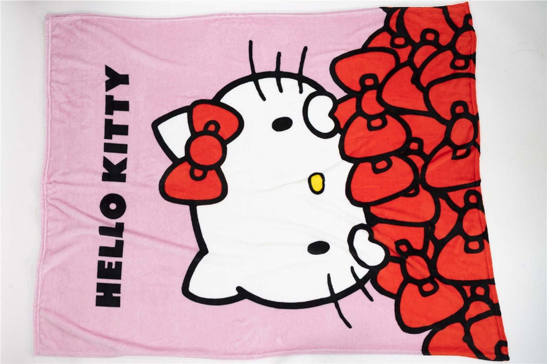 Wohndecke Flanell Wohndecke für Kinder und Erwachsene 130 x 160 cm, Hello Kitty