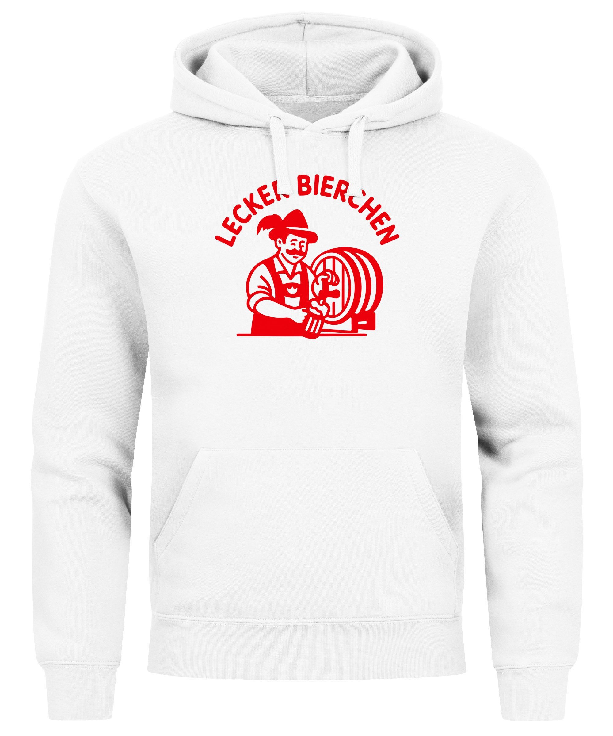 Hoodie Hoodie Herren für das Oktoberfest Lecker Bierchen Ersatz Tracht