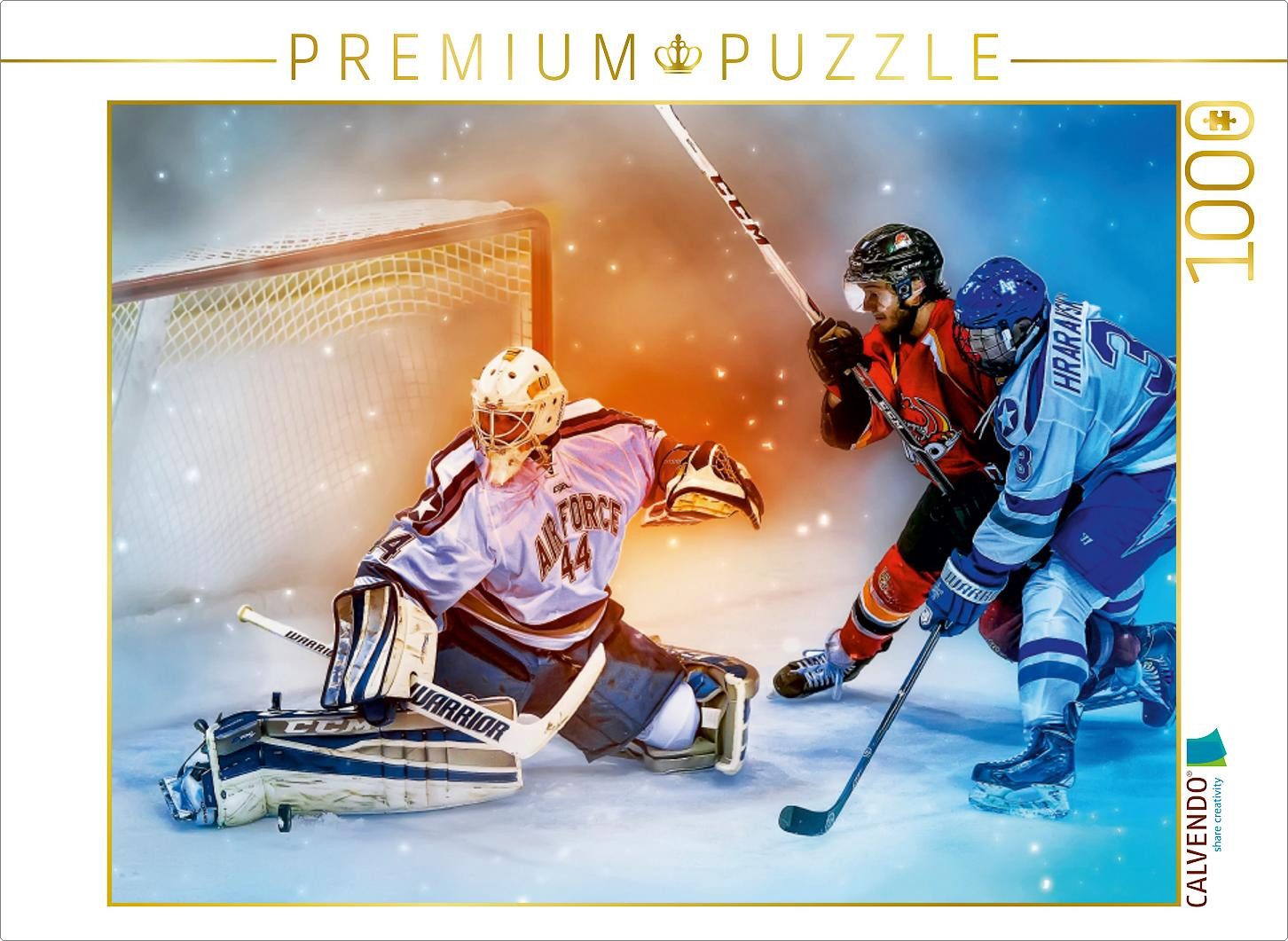 CALVENDO Puzzle CALVENDO Puzzle Ein Motiv aus dem Kalender Eishockey - Figh günstig online kaufen