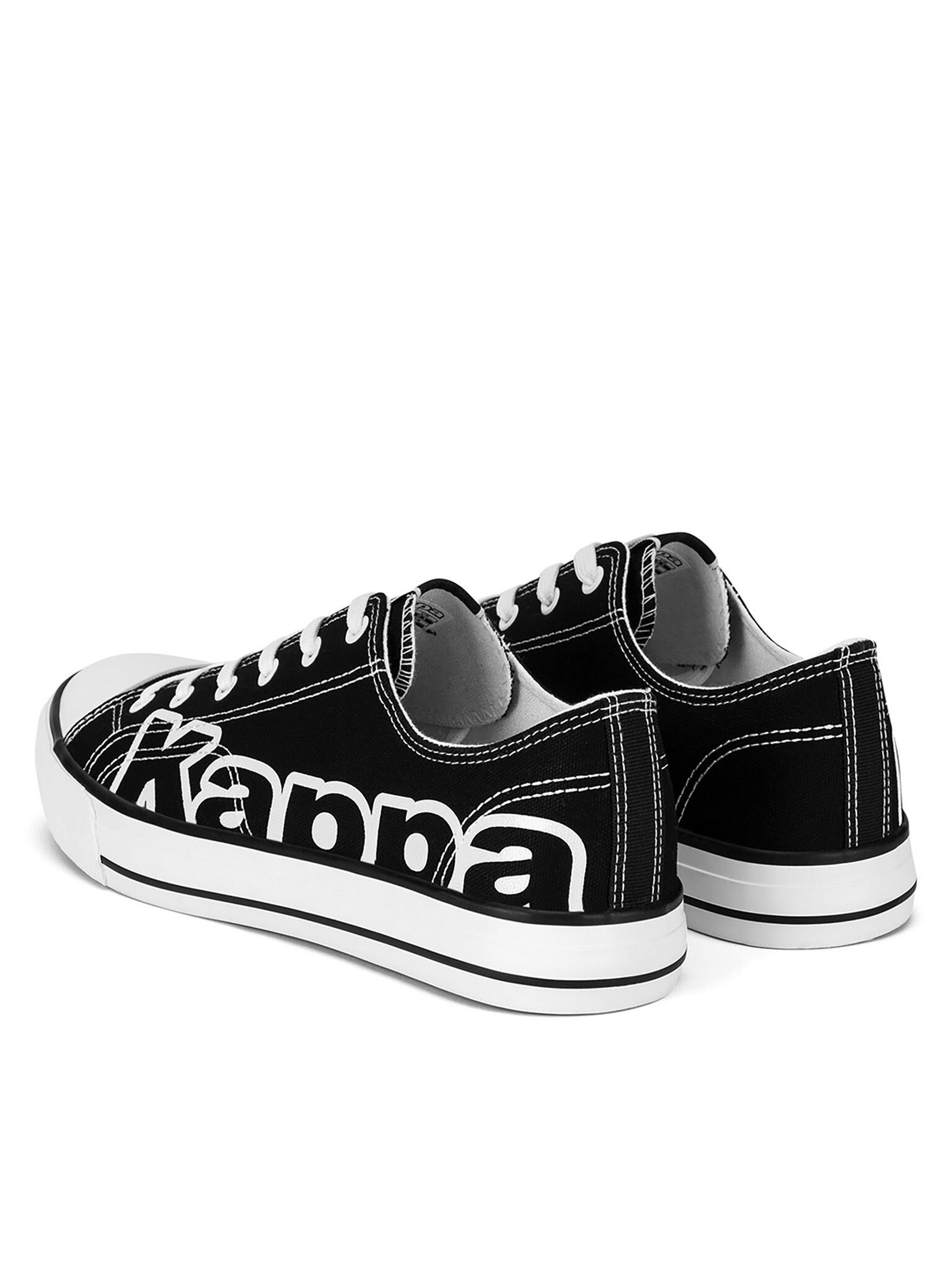 Kappa Kappa Sneakers aus Stoff Herren YL201413 Schwarz Sneaker