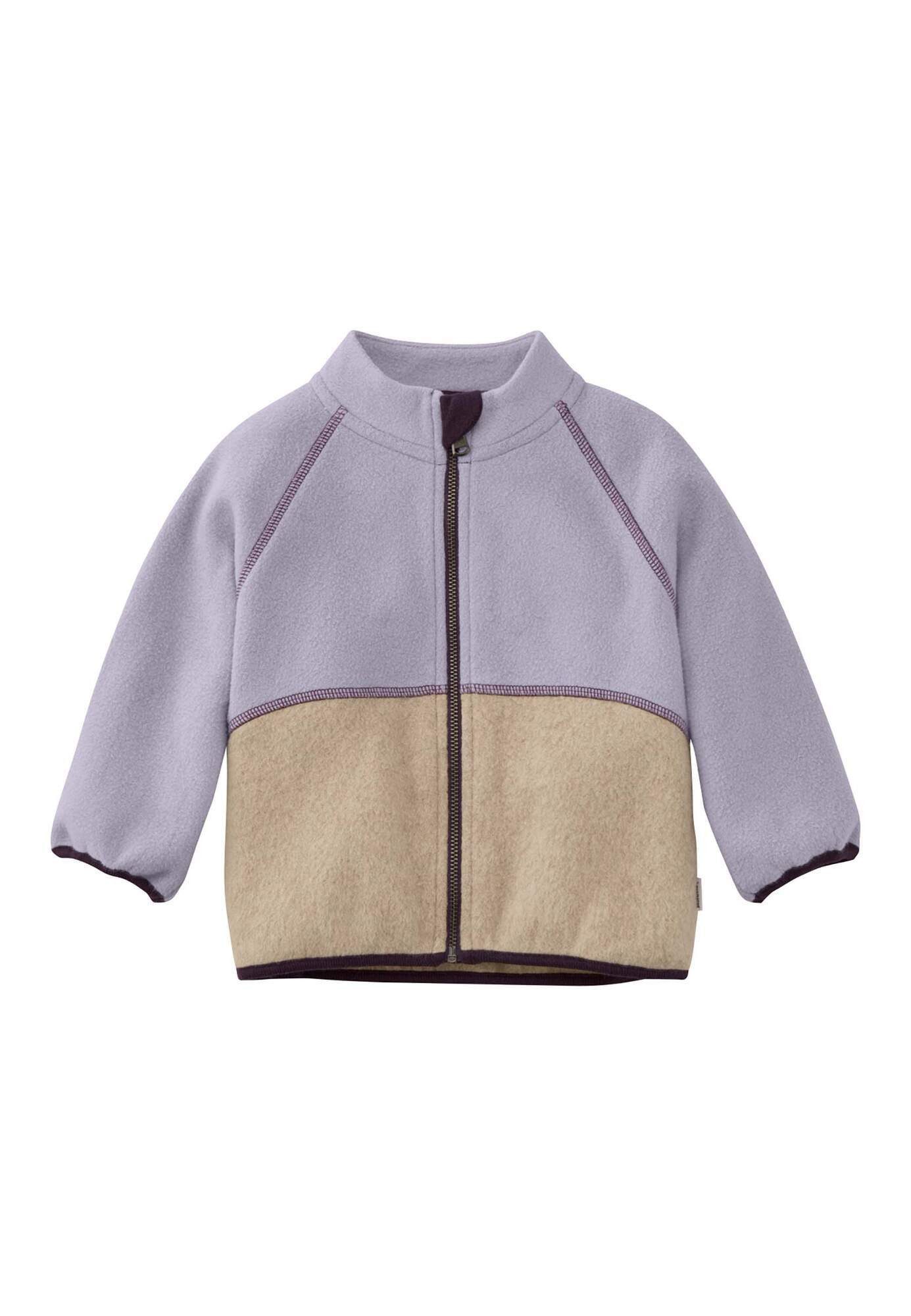Hessnatur Fleecejacke aus reiner Bio-Baumwolle (1-St)