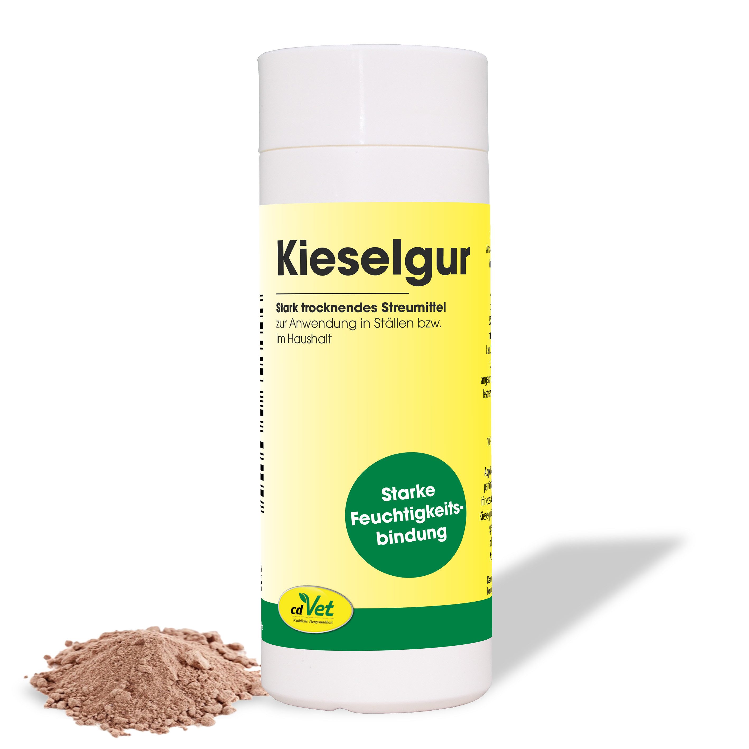 cdVet Milbenspray Kieselgur, 50 g, Kieselgur kann nicht überdosiert werden.