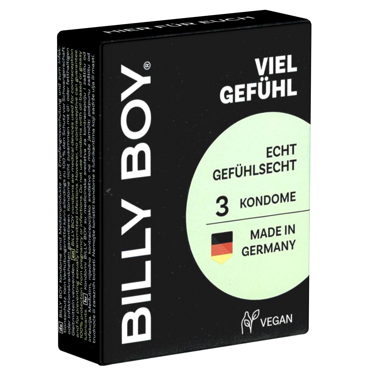 Billy Boy Kondome Tray "Stay Safe" - 4 Sorten im Mix 28 Packungen mit je 3 Kondomen, insgesamt, 84 St., verschiedene Kondome aus Latex, Bunte Vielfalt, Länger Lieben, Sinnliche Vielfalt & Viel Gefühl