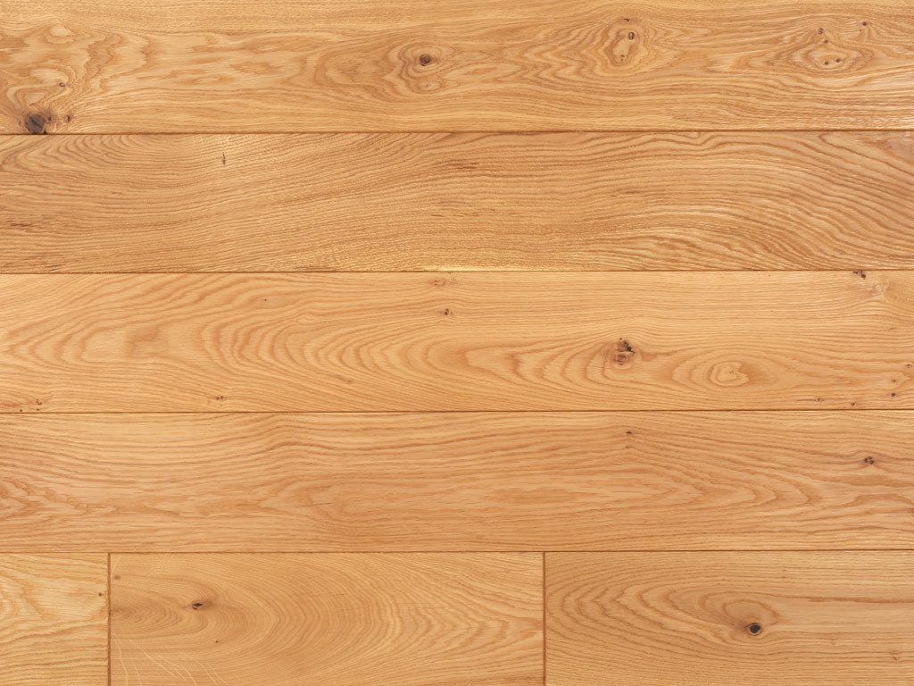 Timefloor Parkett Massivholzdiele Eiche Natur (N II) gebürstet naturgeölt, 5 St.