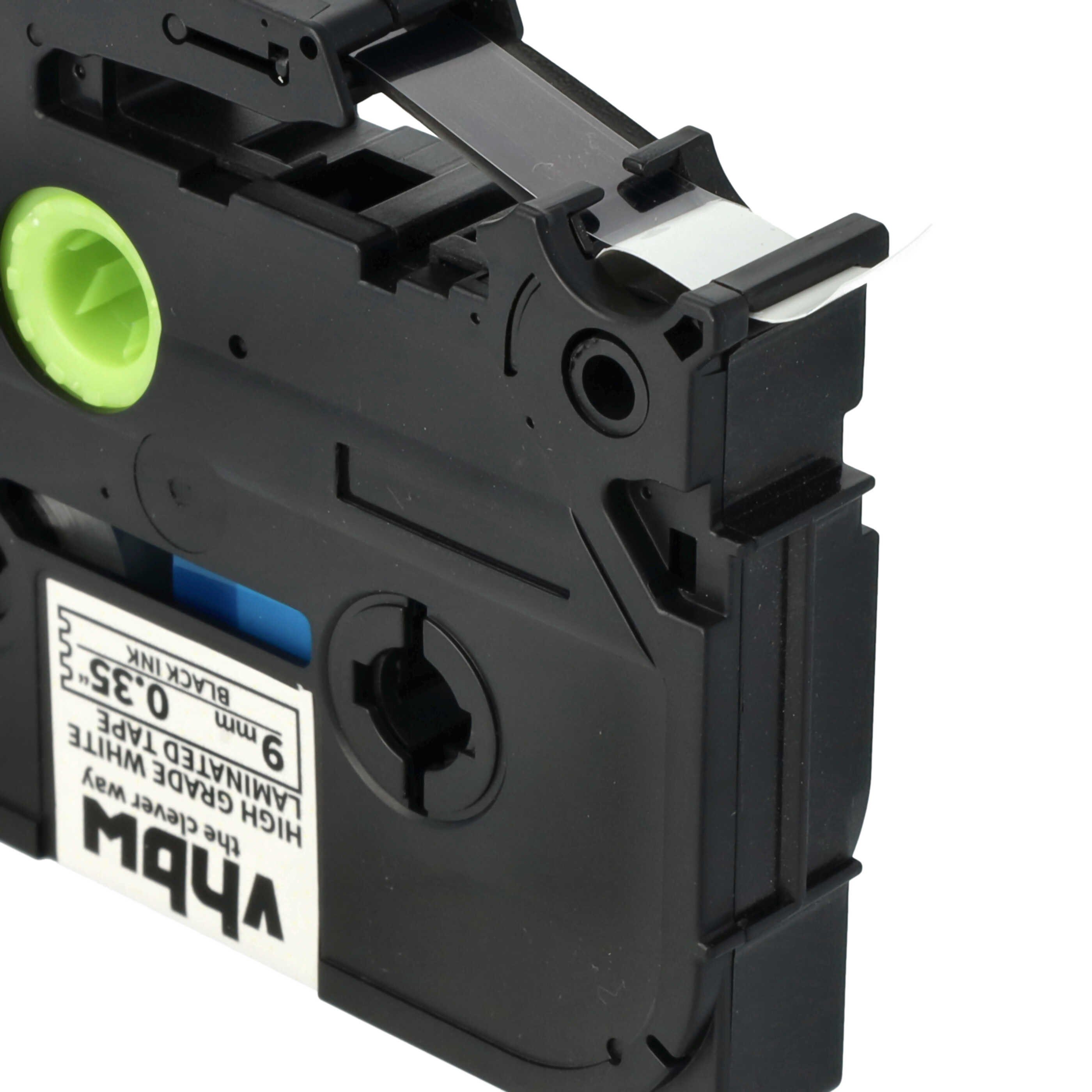 vhbw Beschriftungsband passend für Brother PT PTE500, PTE550W, PT9800PCN, PTE300, PTE100, Hochwertige Patrone für Ihren Etikettendrucker, Kompatibel und