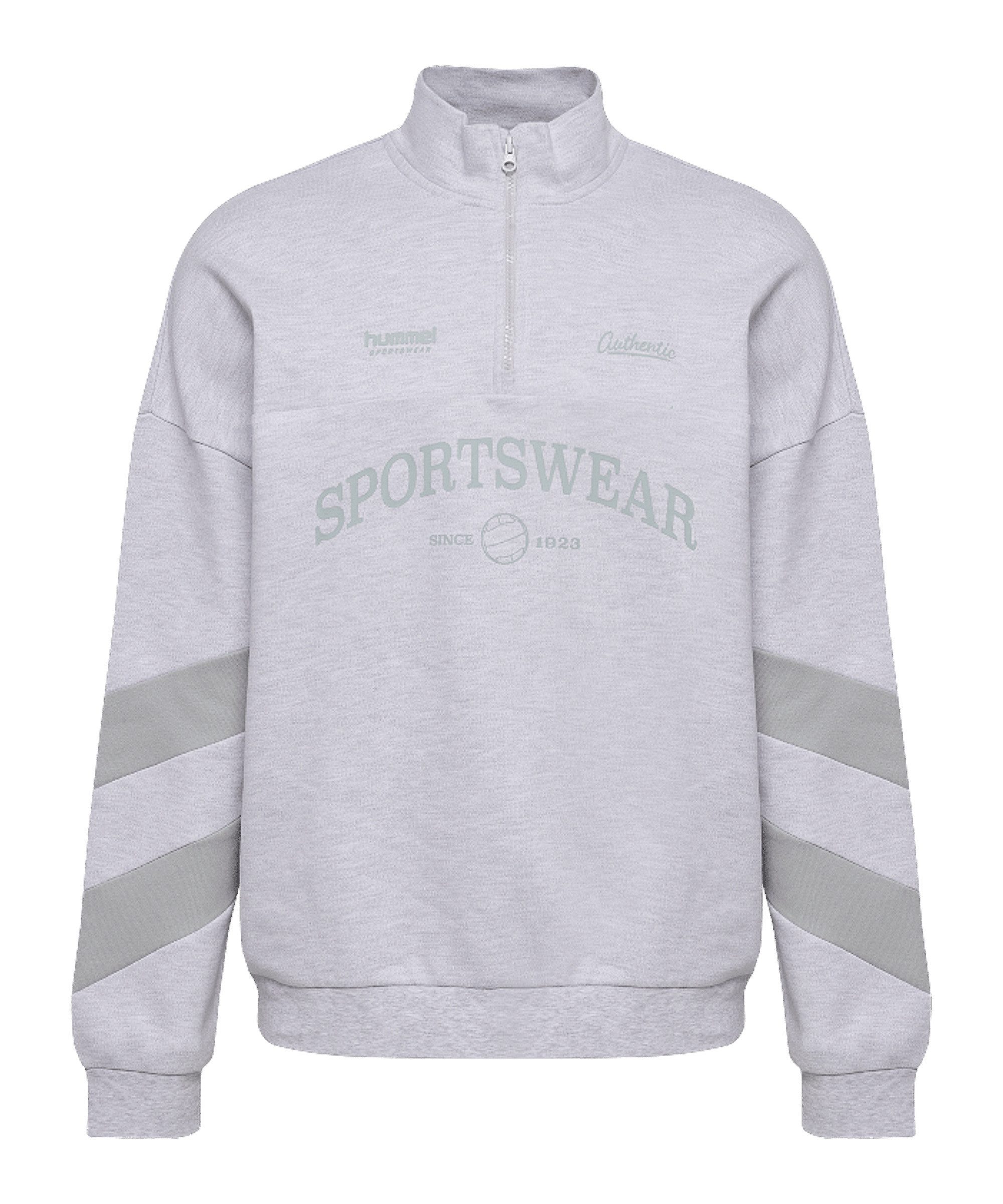 Sweatshirt Hummel Oversized Halfzip Sweatshirt Langarm-Shirts