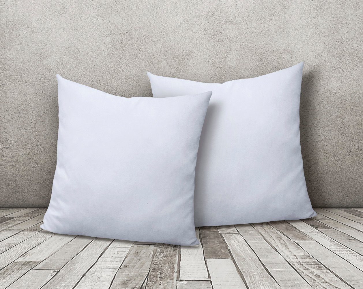 One Home Kissenbezüge Uni Mikrofaser, (2 Stück), mit Reißverschluss