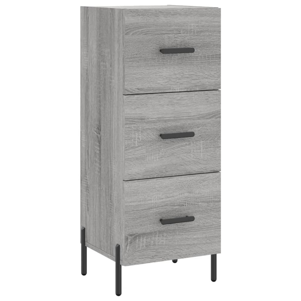 vidaXL Sideboard Sideboard Grau Sonoma 34,5x34x90 günstig online kaufen